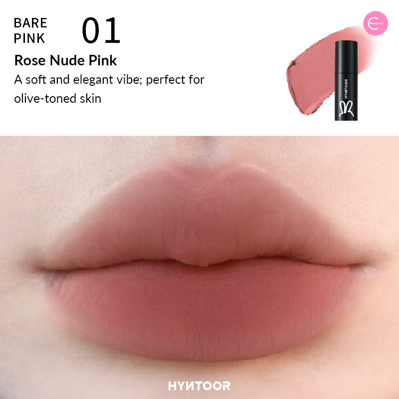 HYNTOOR Soft Nude Milk Matte Lip Mud - Long Lasting Vegan Lipstick for Women, Hydrating & Non-Drying Liquid Lipstick - Perfect for Everyday Wear, Date Night & Special Occasions