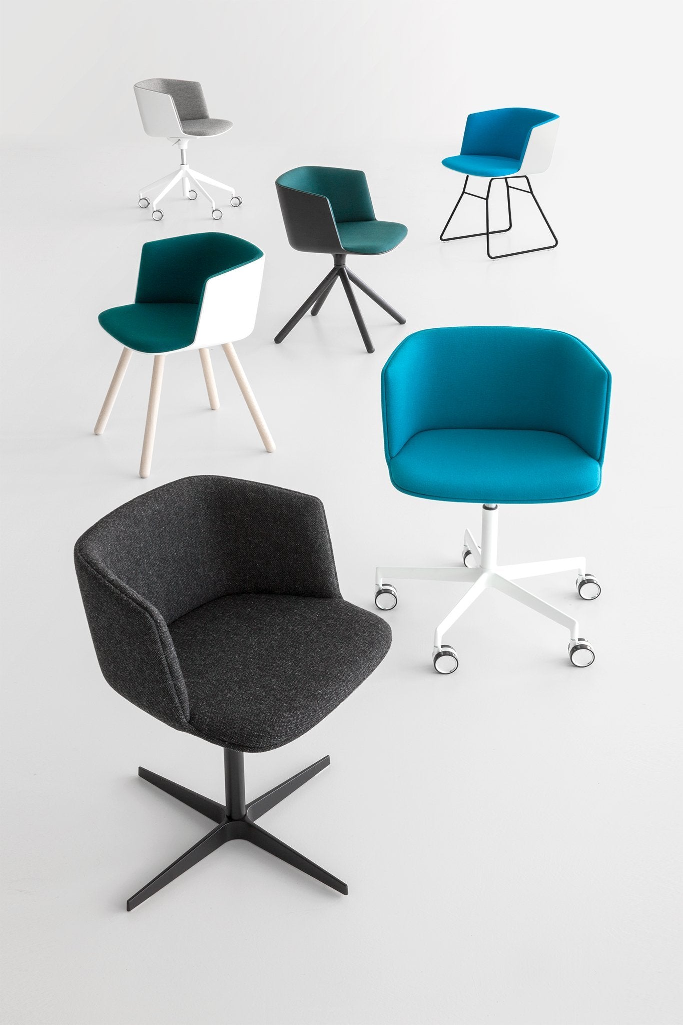 Lapalma S190 Modern Cut Chair - Ergonomic Dining Chair for Home & Office - Perfect for Kitchens, Dining Rooms & Workspaces