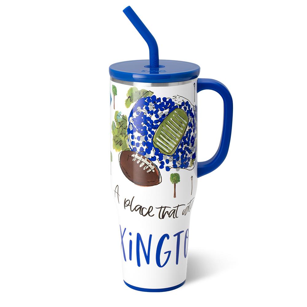 40oz Saturdays in Lexington Mega Mug - Large Insulated Coffee Cup for Home, Office & Travel - Perfect for Hot & Cold Beverages