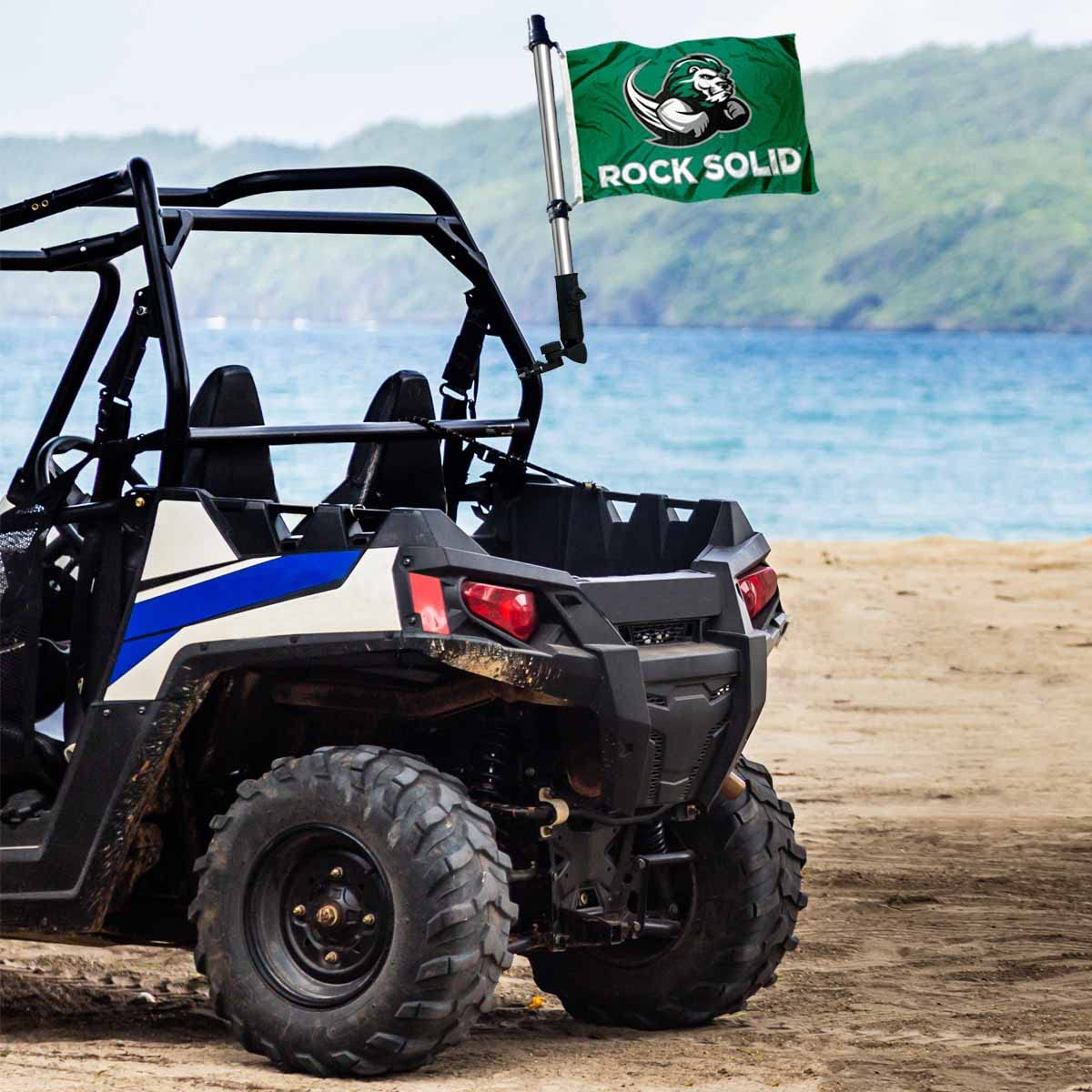College Flags & Banners Co. Slippery Rock University Boat & Nautical Flags - Durable Outdoor Decoration for Boating, Tailgating & Campus Pride
