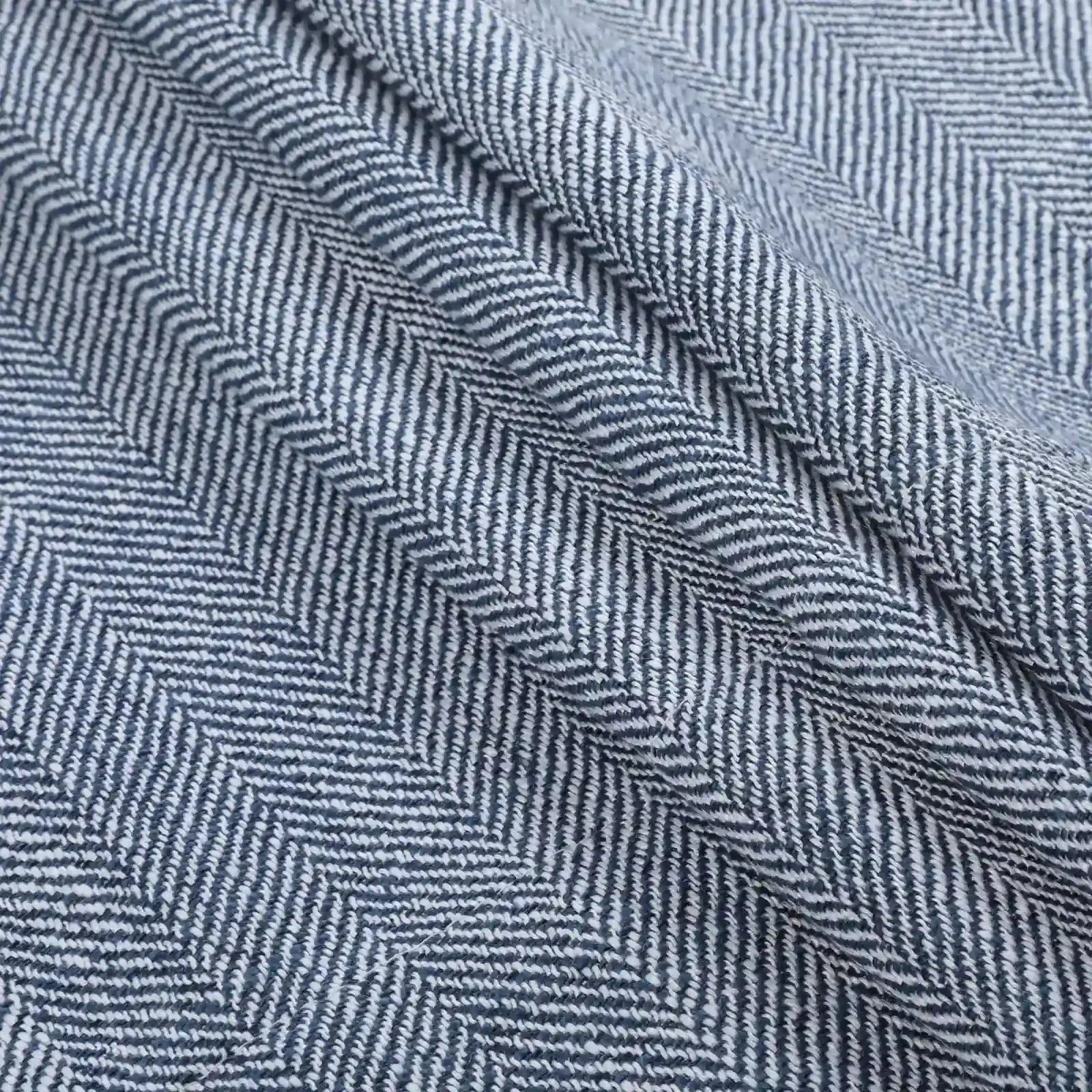 Reid Herringbone Curated Pleated Window Drapes - Elegant Blackout Curtains for Living Room & Bedroom
