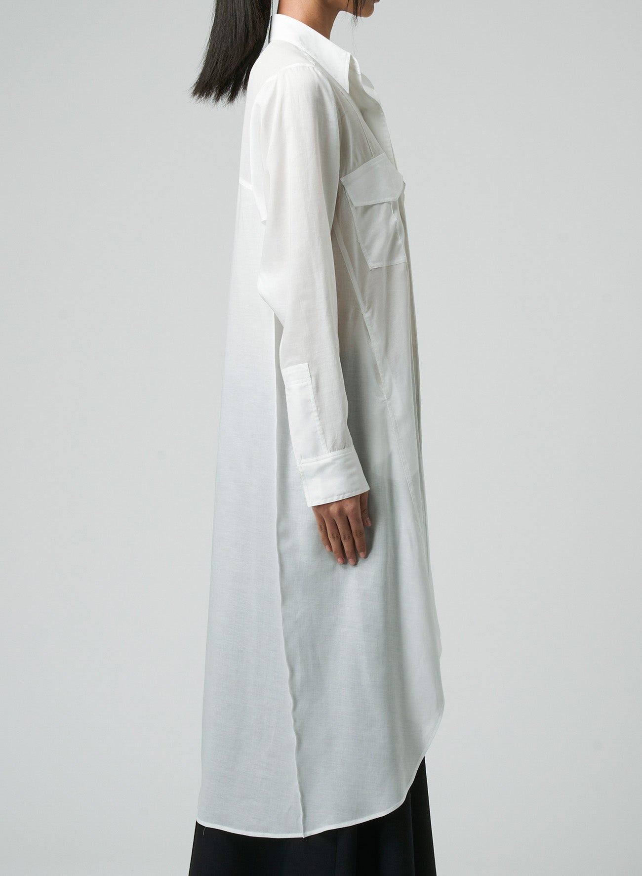 Breathable Cellulose Lawn Workwear Long Shirt Dress for Women - Perfect for Gardening, Outdoor Work & Casual Summer Wear