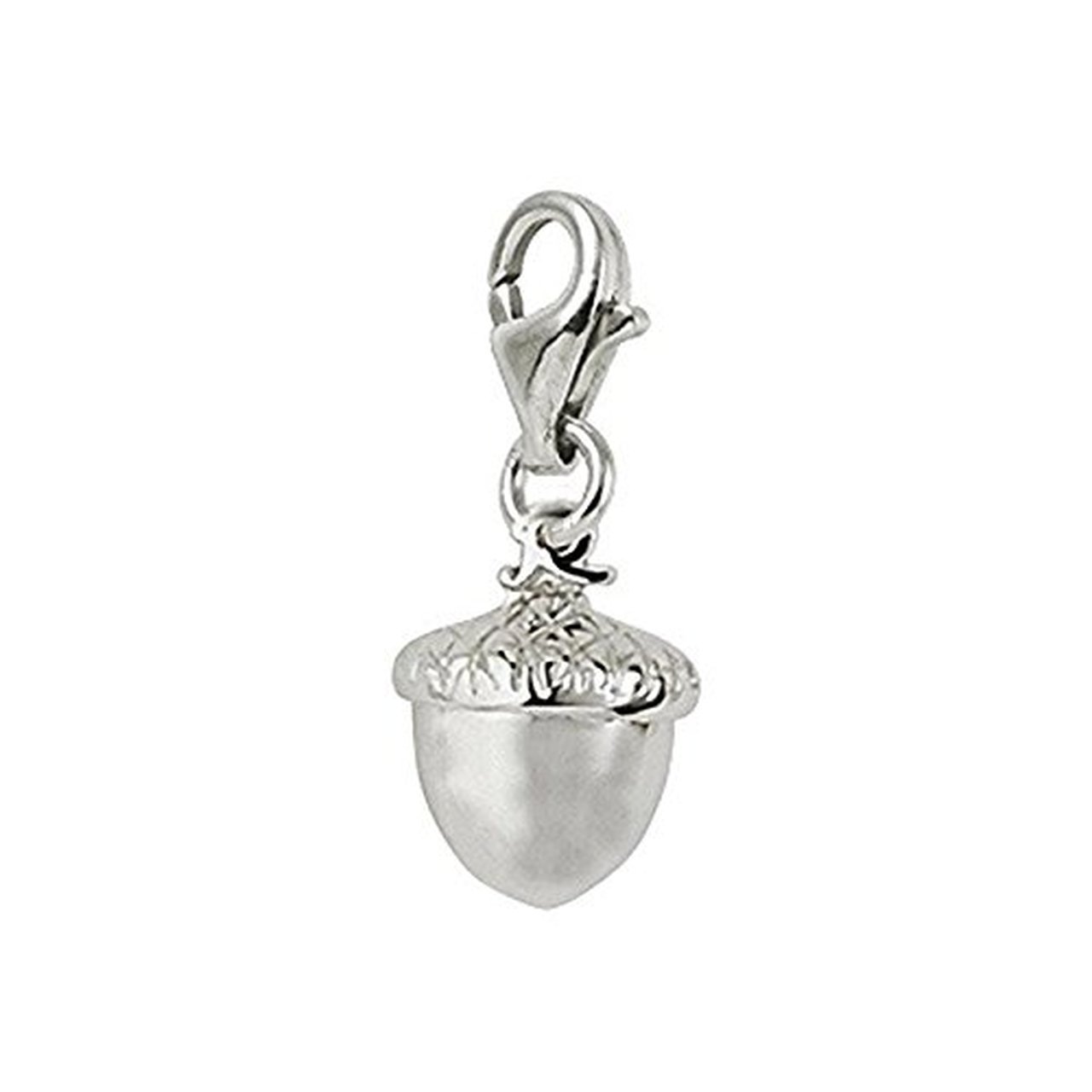 Acorn Charm with Lobster Claw Clasp - Jewelry Making Supplies for DIY Bracelets & Necklaces - Perfect for Fall Crafts, Nature-Themed Jewelry & Gift Making