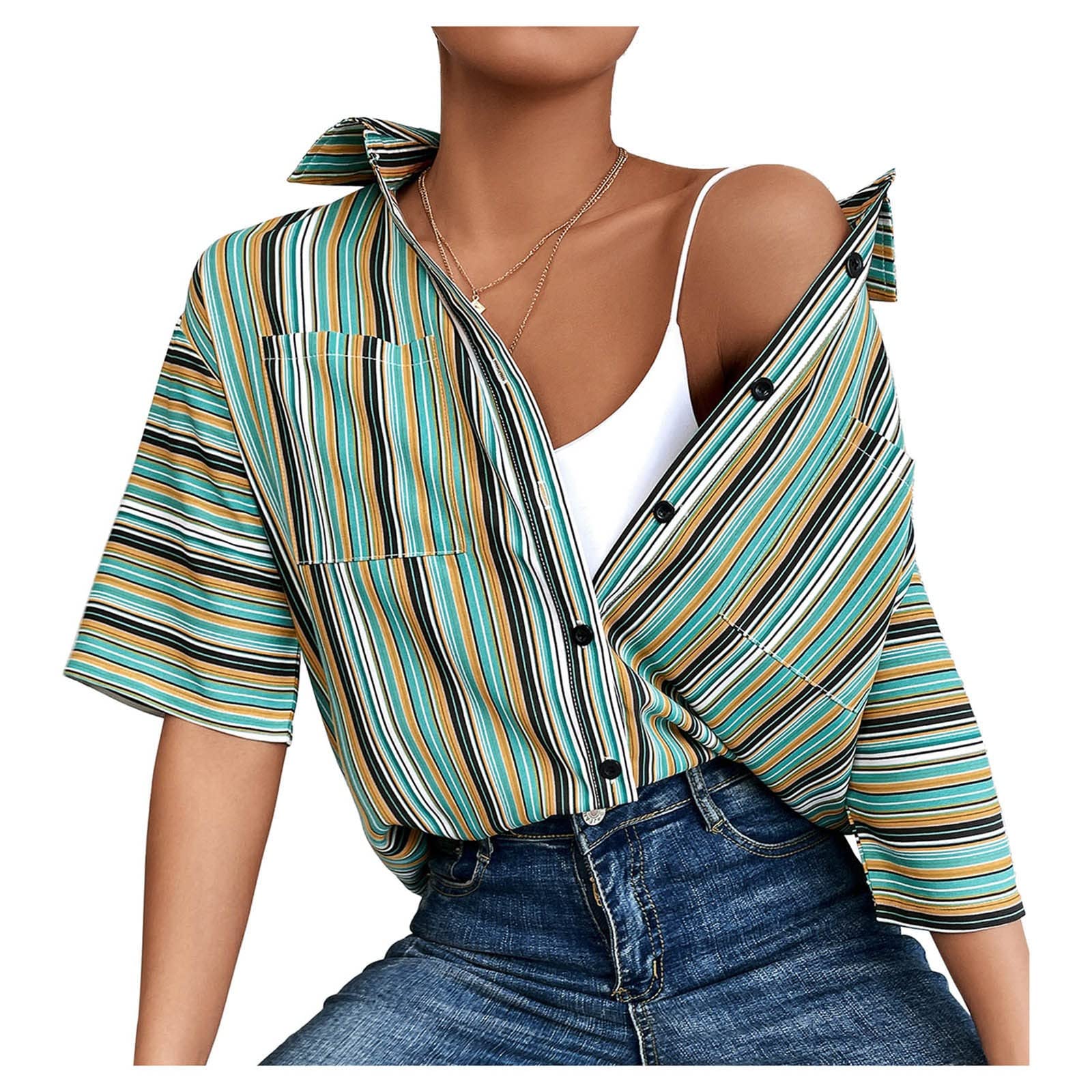 Women's Leopard Print Button-Up Blouse with Stand Collar & Long Sleeves - Casual Tops for Work, Date Night & Everyday Wear