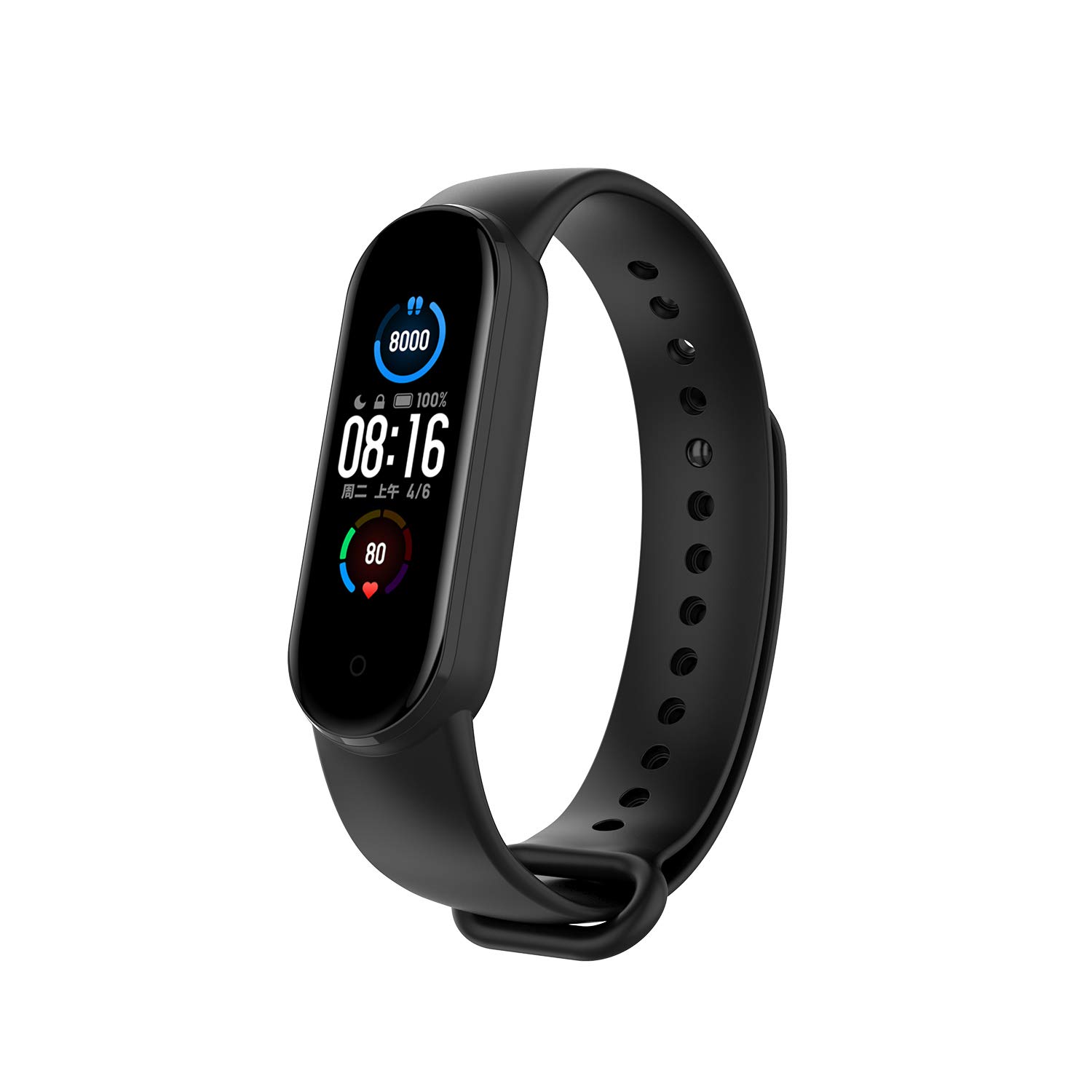 10 Pack Soft Silicone Replacement Bands for Xiaomi Mi Band 7/6/5 & Amazfit Band 5 - Breathable Comfortable Sport Wristbands for Fitness, Running & Daily Wear