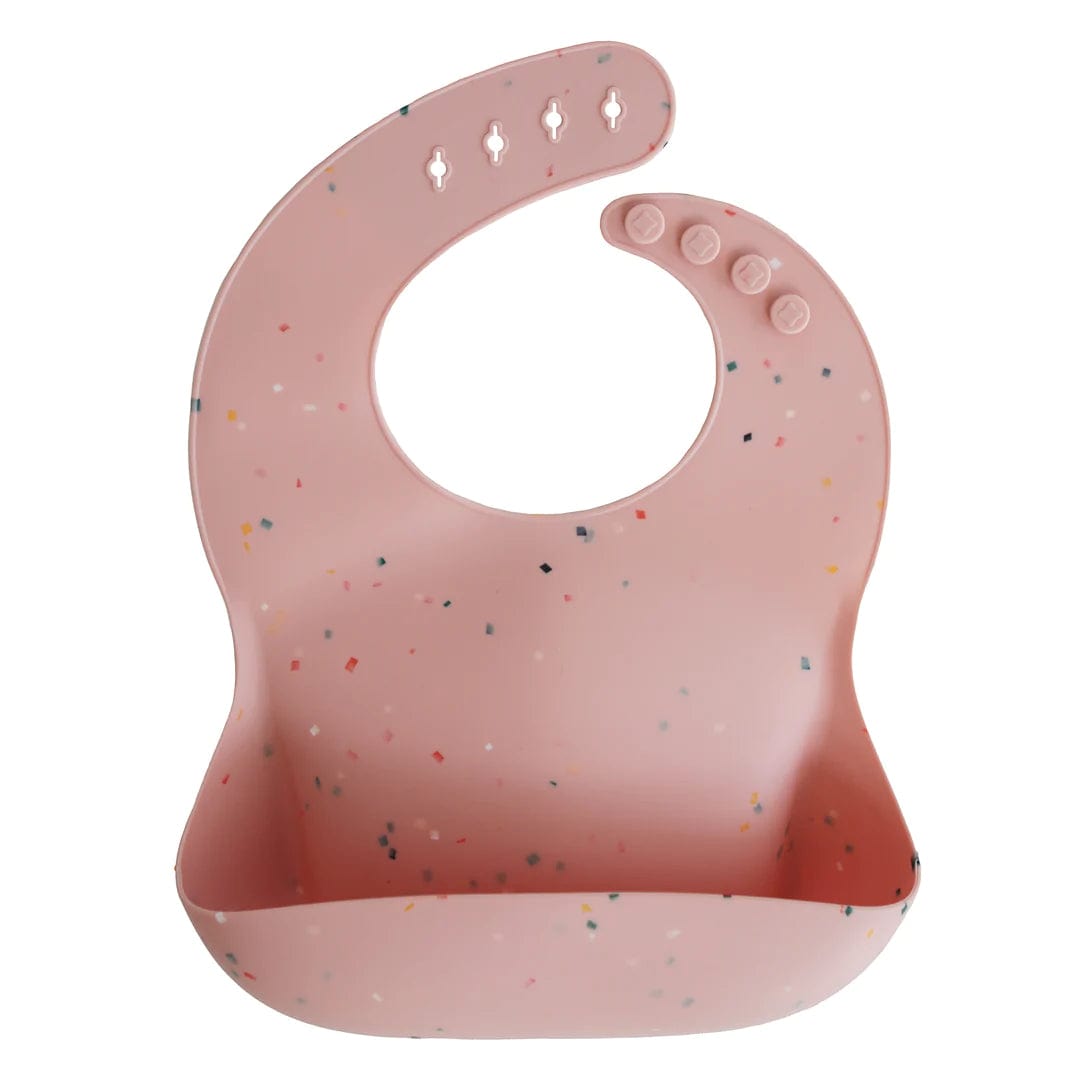 Mushie Silicone Baby Bib - Soft, Durable & Easy Clean Feeding Bib for Infants & Toddlers - Perfect for Mealtime, Snacks & Messy Play