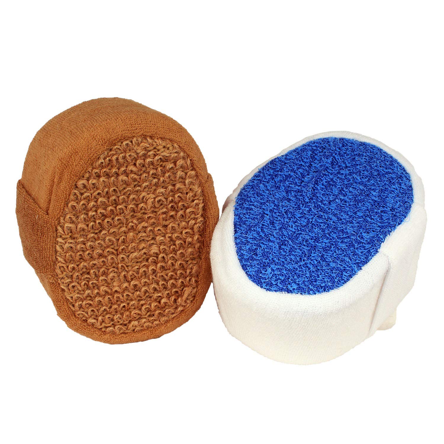 Premium Vega Bath Sponge Set of 2 - Ultra Soft Exfoliating Body Scrubber for Shower & Bath - Gentle Skin Cleansing for Men & Women - Perfect for Spa, Home & Travel Use