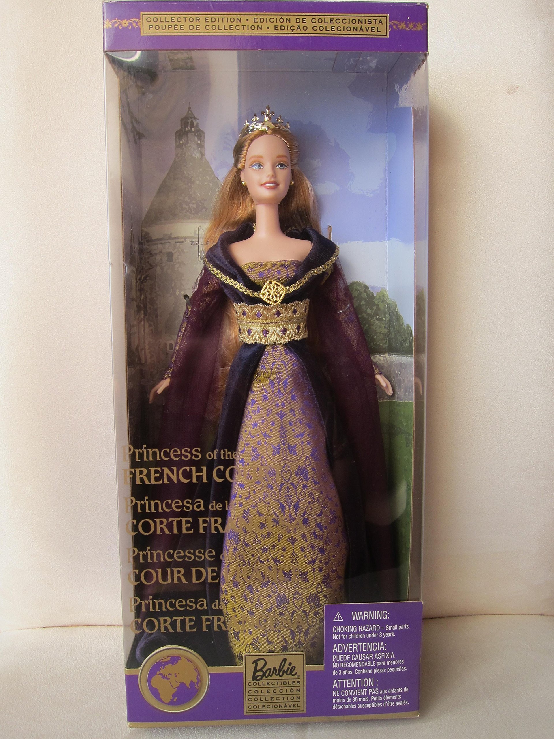 French Court Princess Barbie Doll - Collectible World Doll Series | Perfect for Display, Gifts & Themed Collections