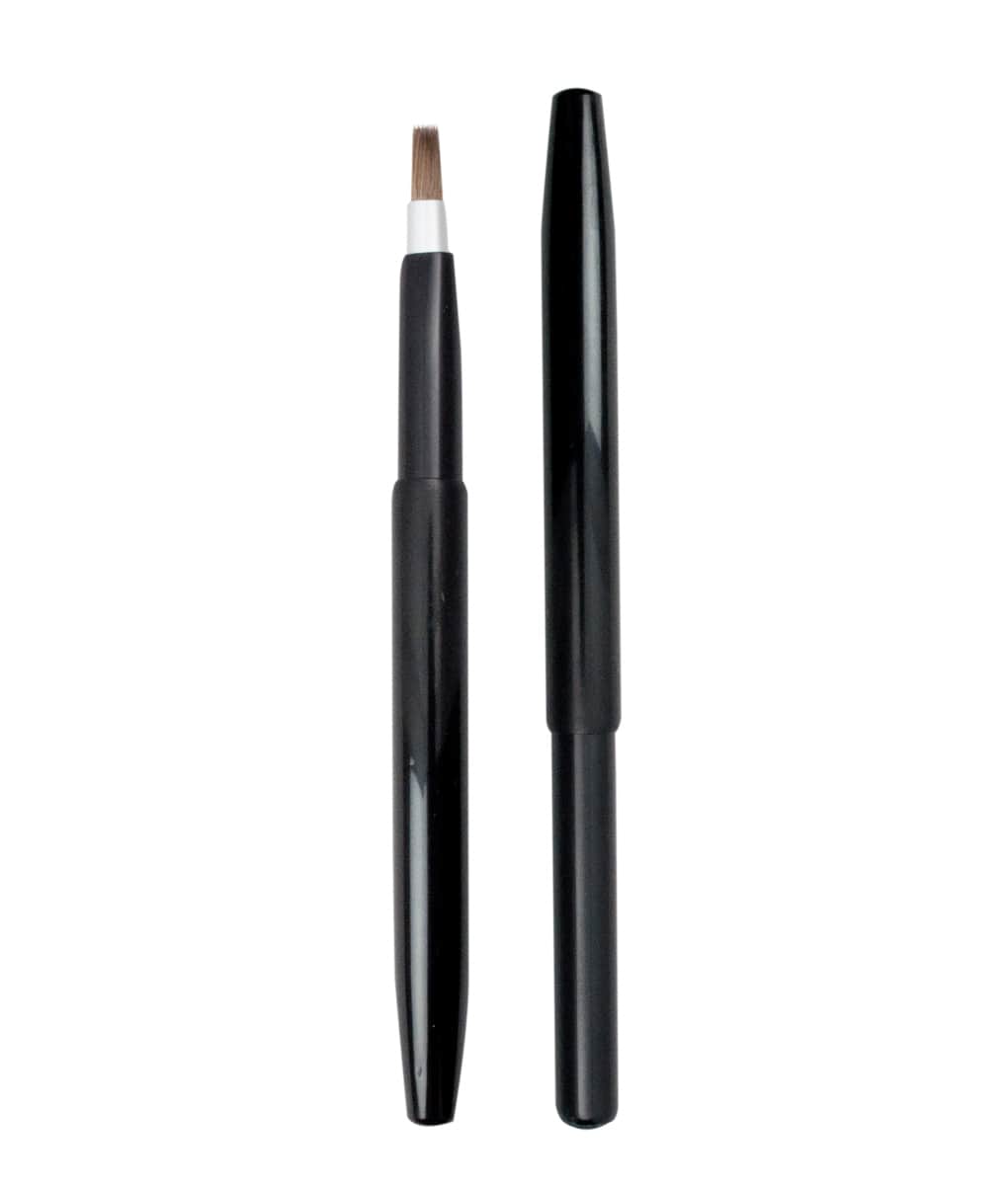 Retractable Lip Brush - Portable & Hygienic Lipstick Applicator for Precise Makeup Application - Perfect for Travel, Touch-Ups, and Professional Use