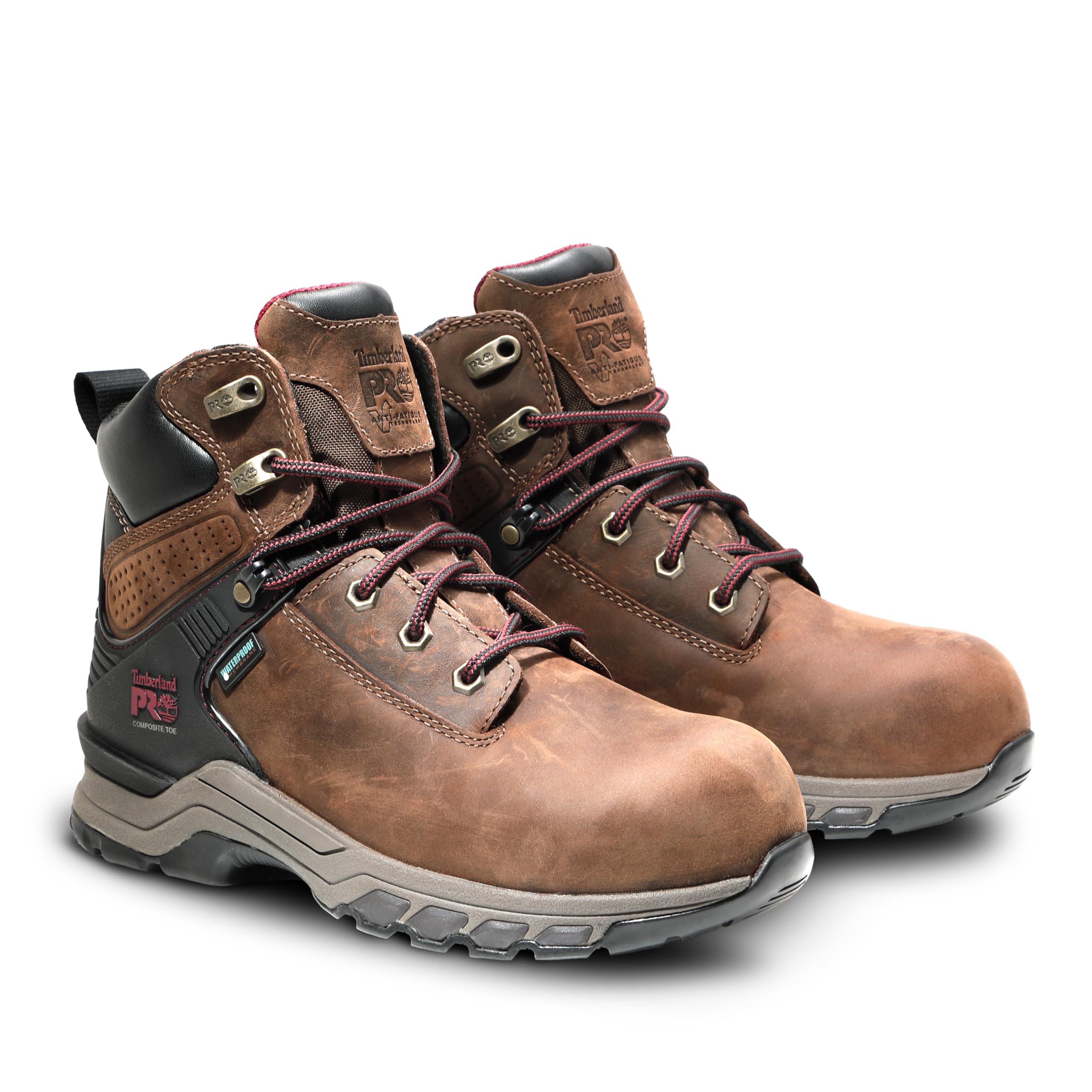 Timberland PRO Women's Hypercharge 6 Inch Composite Safety Toe Waterproof Work Boots - Steel Toe Industrial Shoes for Construction, Warehouse & Outdoor Work