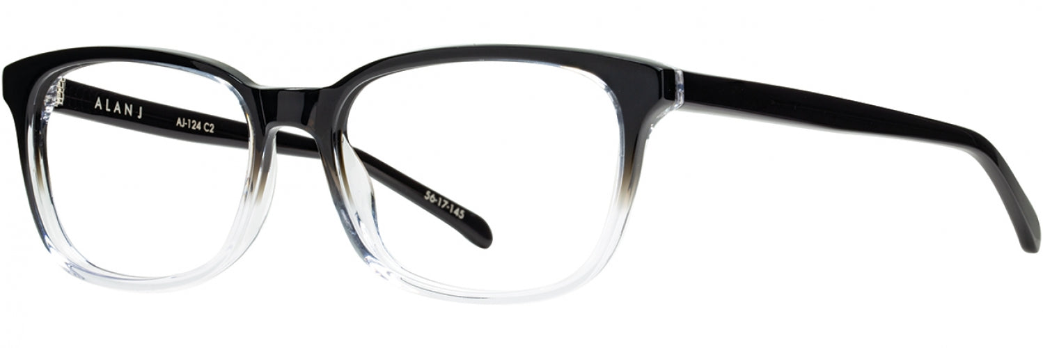 Alan J AJ124 Stylish Eyeglasses for Men & Women - Lightweight & Durable Frame - Perfect for Reading, Driving & Daily Use