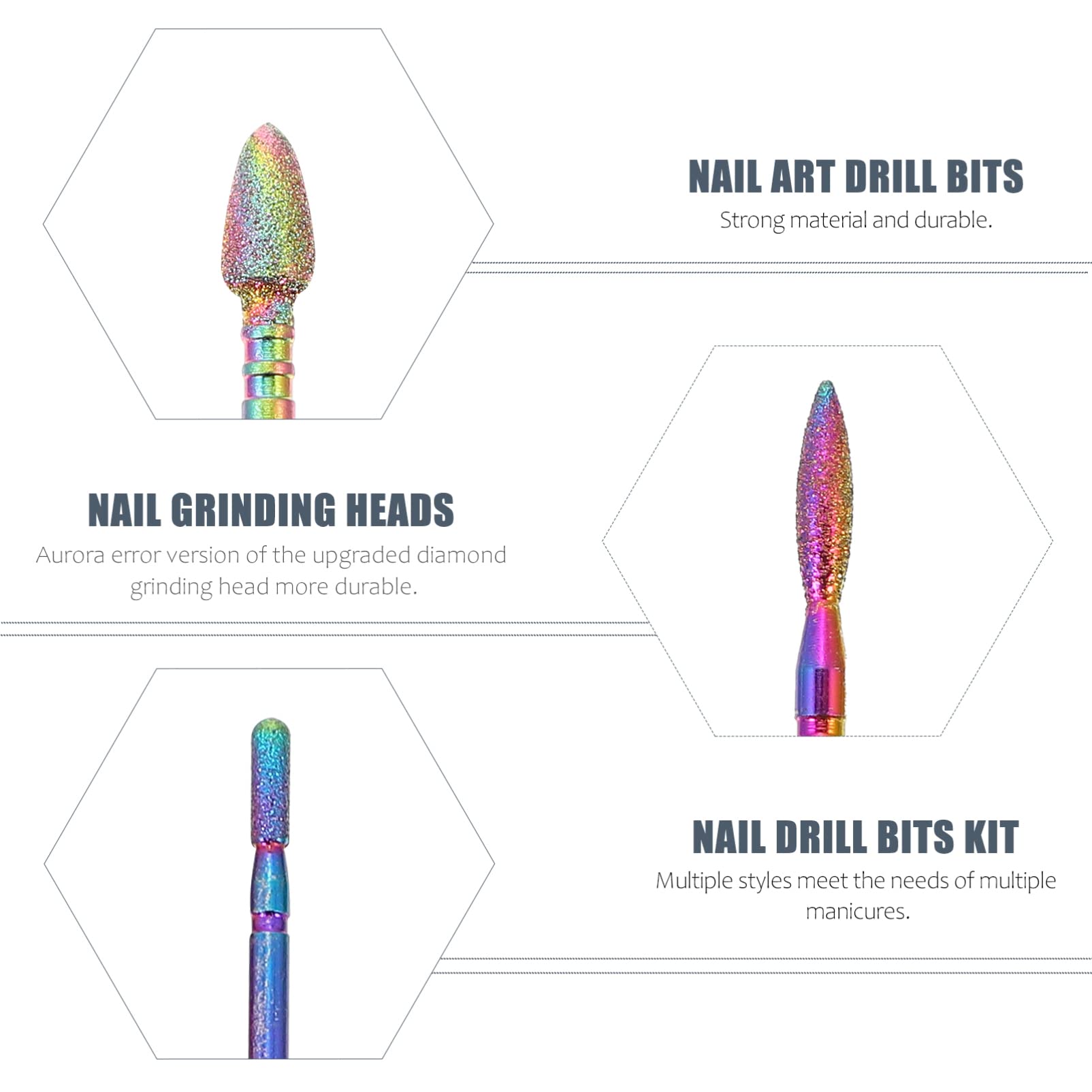 Beaupretty Professional Nail Drill Kit - Diamond Nail File Drill Bits for Gel Nails, Pedicure & Cuticle Care - Electric Nail Polisher with Rotating Clean Technology (Perfect for Salon & Home Manicure)