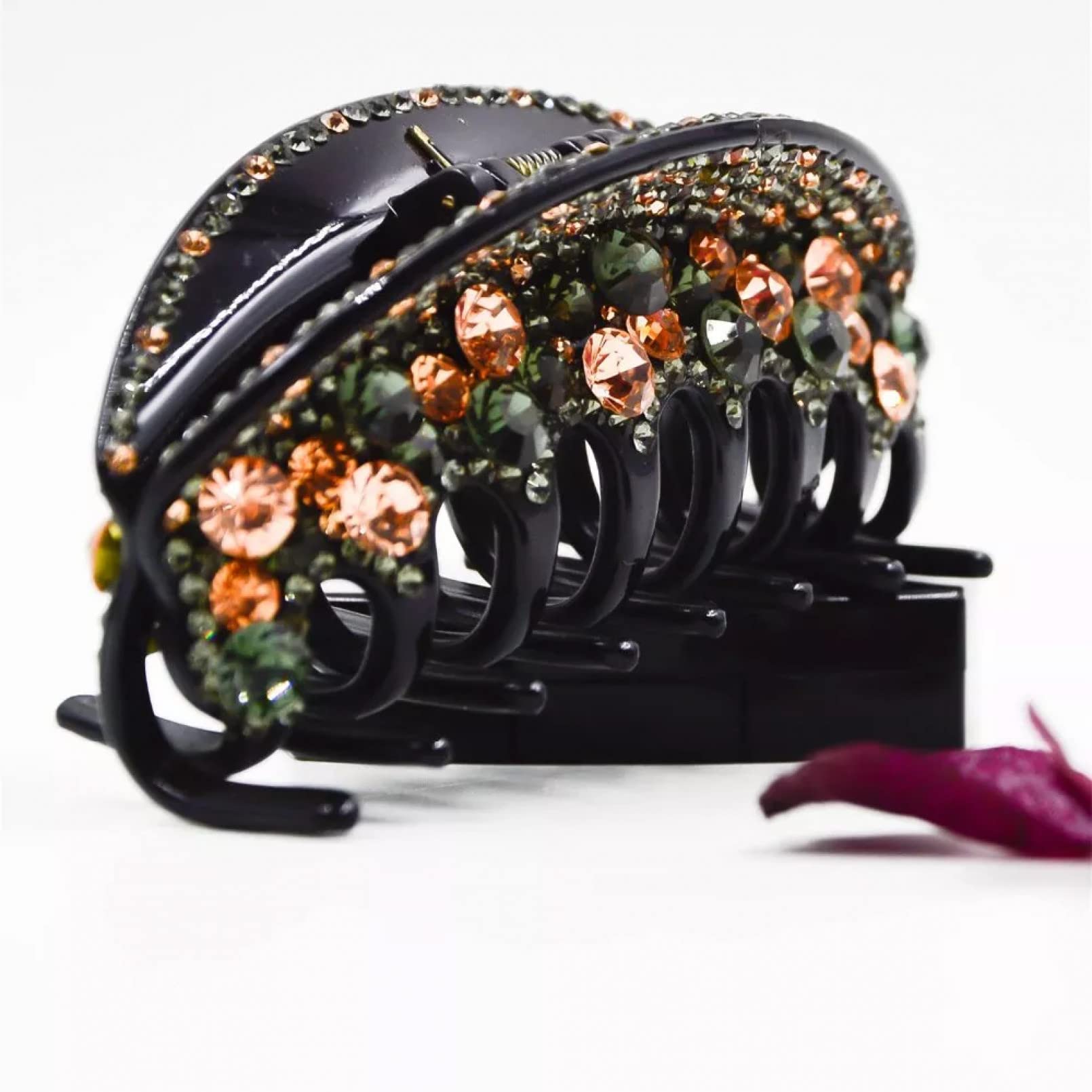 WLLLTYKarten Edition Women's Fashion Large Hair Claw Clip - Full Crystal Hair Accessory for Women, Gift for Her, Perfect for Parties, Weddings & Everyday Use
