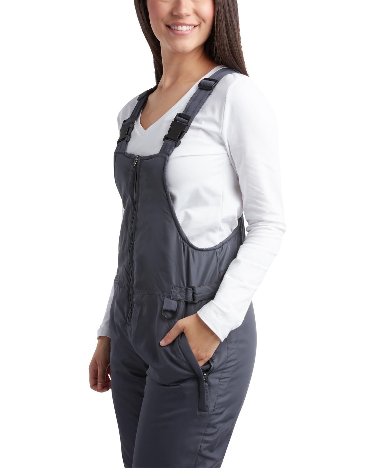 Cherokee Women's Insulated Snow Bib - Waterproof Ski Overalls for Cold Weather (Sizes S-3XL) - Perfect for Skiing, Snowboarding & Winter Outdoor Activities