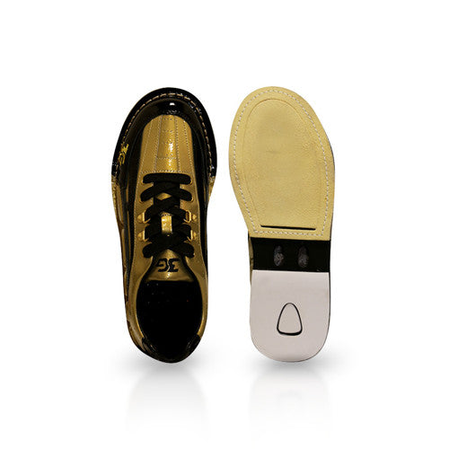 **Men's 3G Tour S Gold/Black Right-Handed Bowling Shoes – Professional Performance for League & Tournament Play**