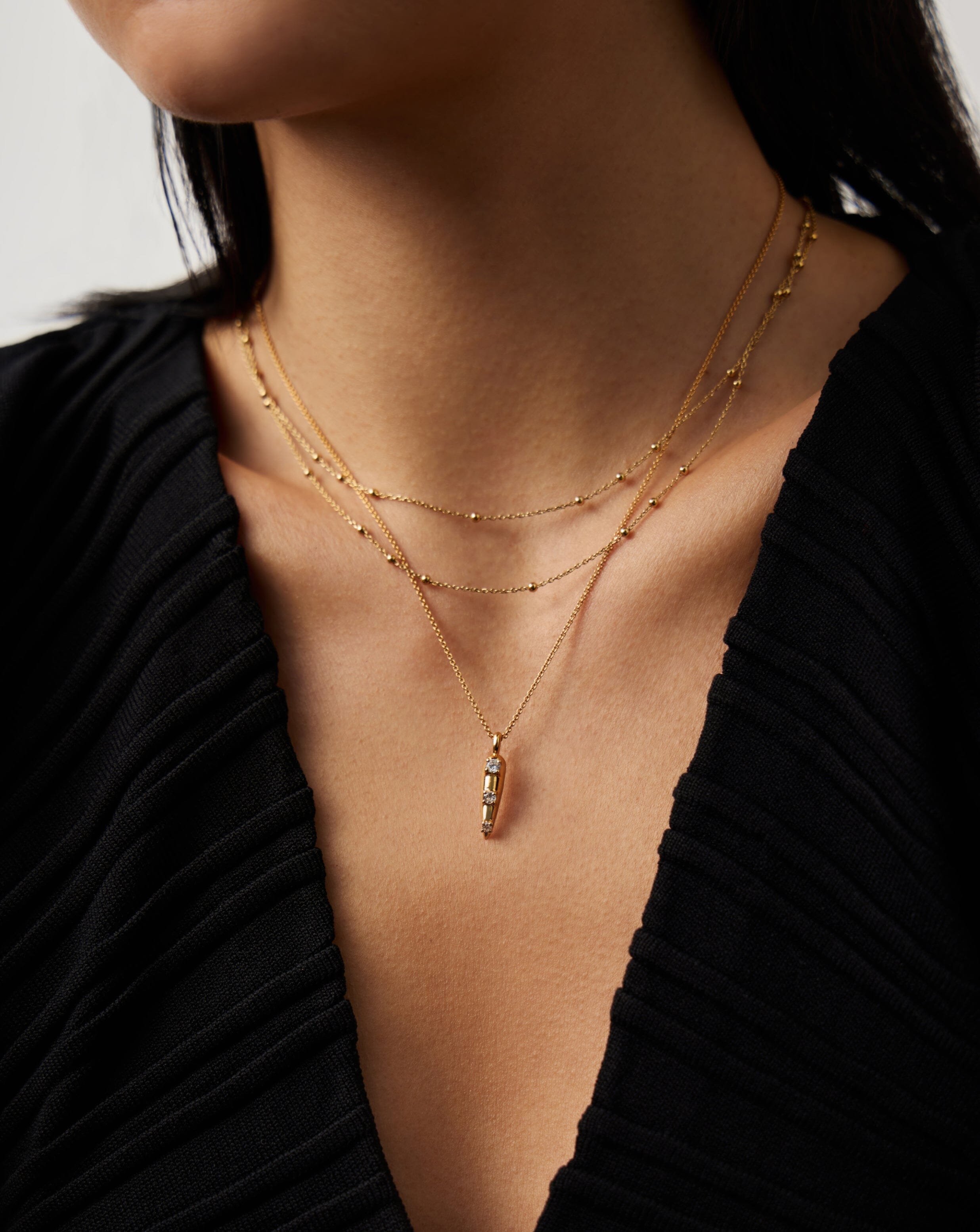 Claw Studded Pendant Necklace for Women - Gothic Punk Jewelry - Perfect for Parties, Concerts & Everyday Fashion