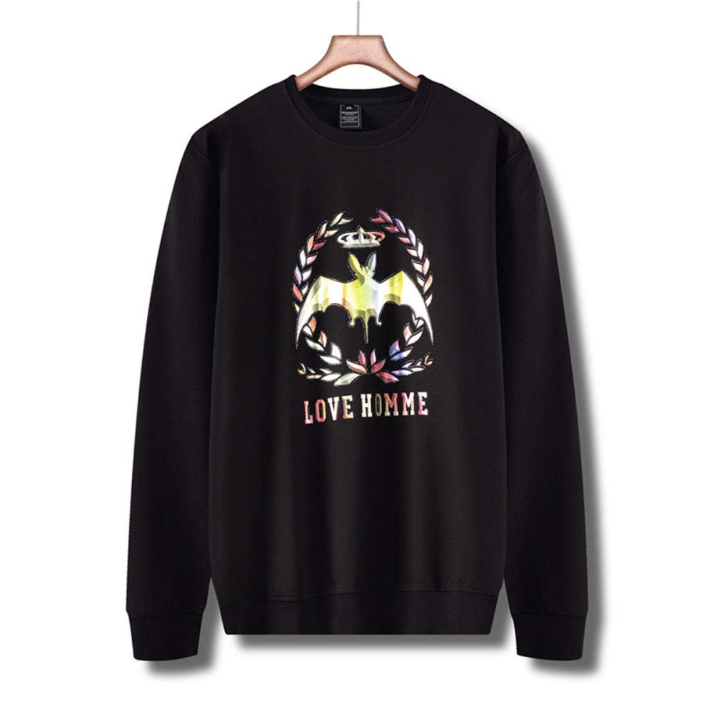 Big & Tall Men's Ultimate Crewneck Sweatshirt - Soft Velvet Lined, Long Sleeve Plus Size Hoodie for Winter & Fall | Warm Casual Wear for Cold Weather, Lounge & Outdoor Activities