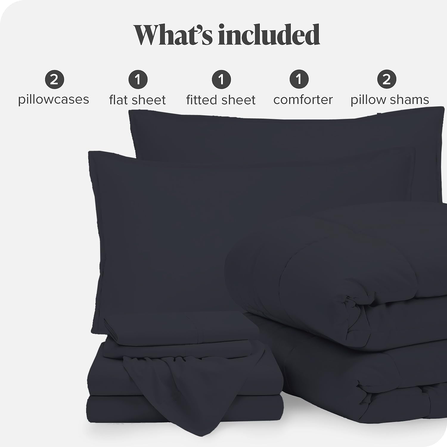 7-Piece 100% Cotton Queen Size Comforter & Sheet Set - 800 Thread Count, 18