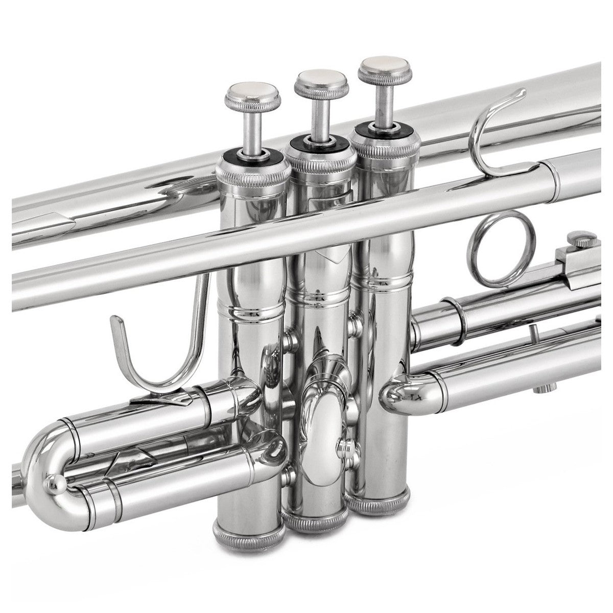 Bach TR650S Bb Trumpet - Professional Silver Plated Brass Instrument for Jazz, Orchestra & Band Performances