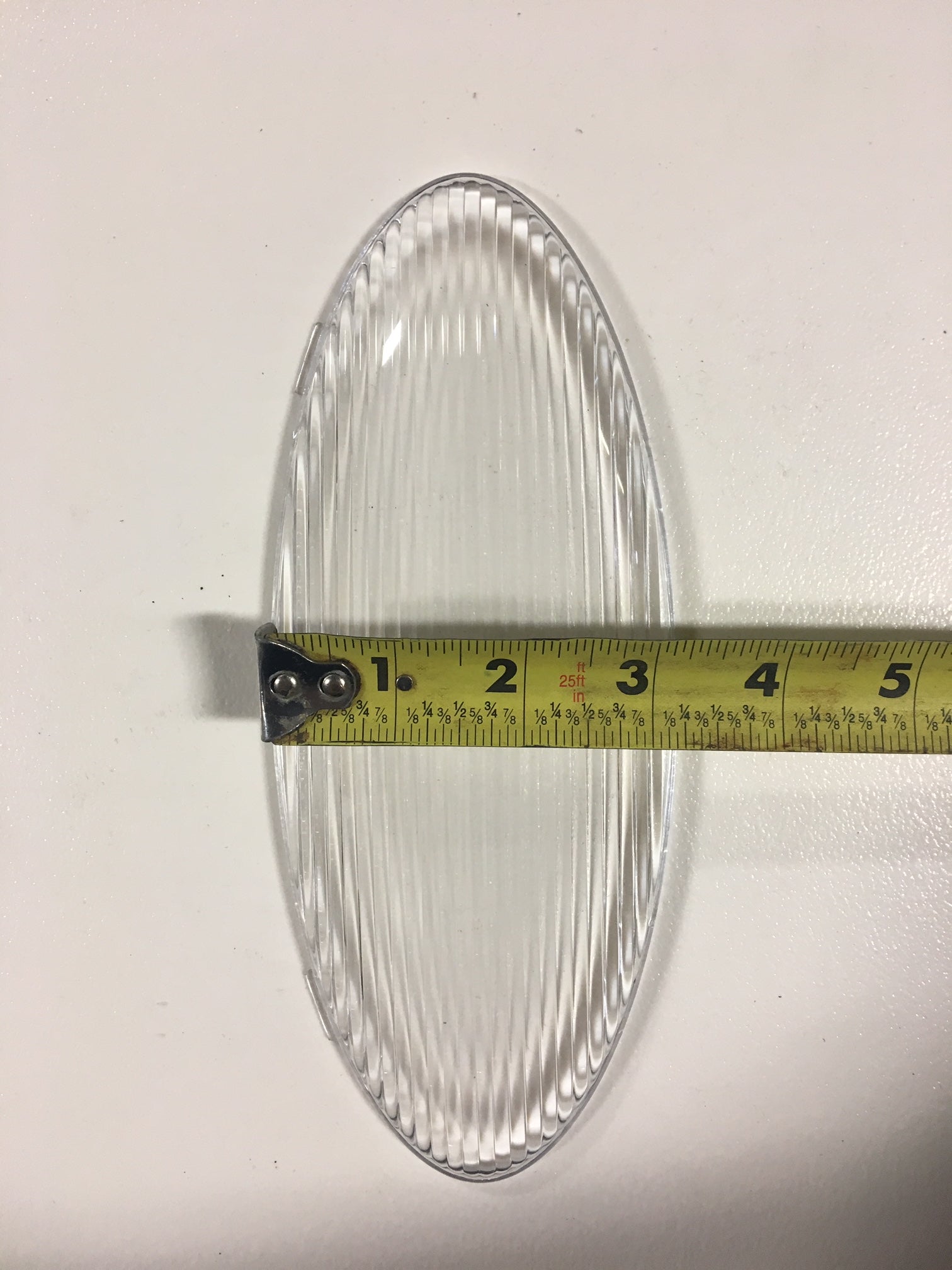 Lens Clear for Oval Black Scare Light L8114 - Replacement Part for Outdoor Security Lighting | Perfect for Garden, Yard, and Home Protection