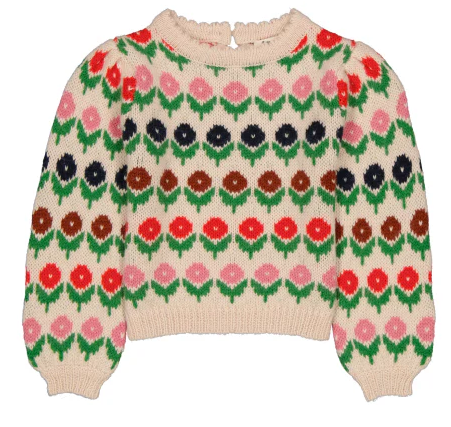 HELLO SIMONE CLEOPHEE JUMPER for Girls (Ages 3-12 Years) - Stylish Knit Sweater for School, Playdates & Family Outings