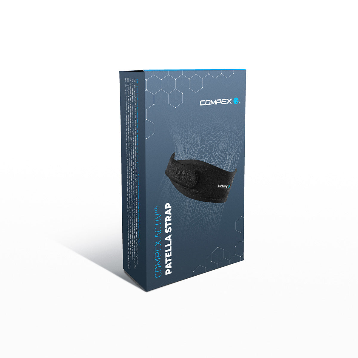 Compex ACTIV'® High-Performance Patella Strap for Knee Pain Relief & Joint Support - Ideal for Running, Sports & Active Lifestyles