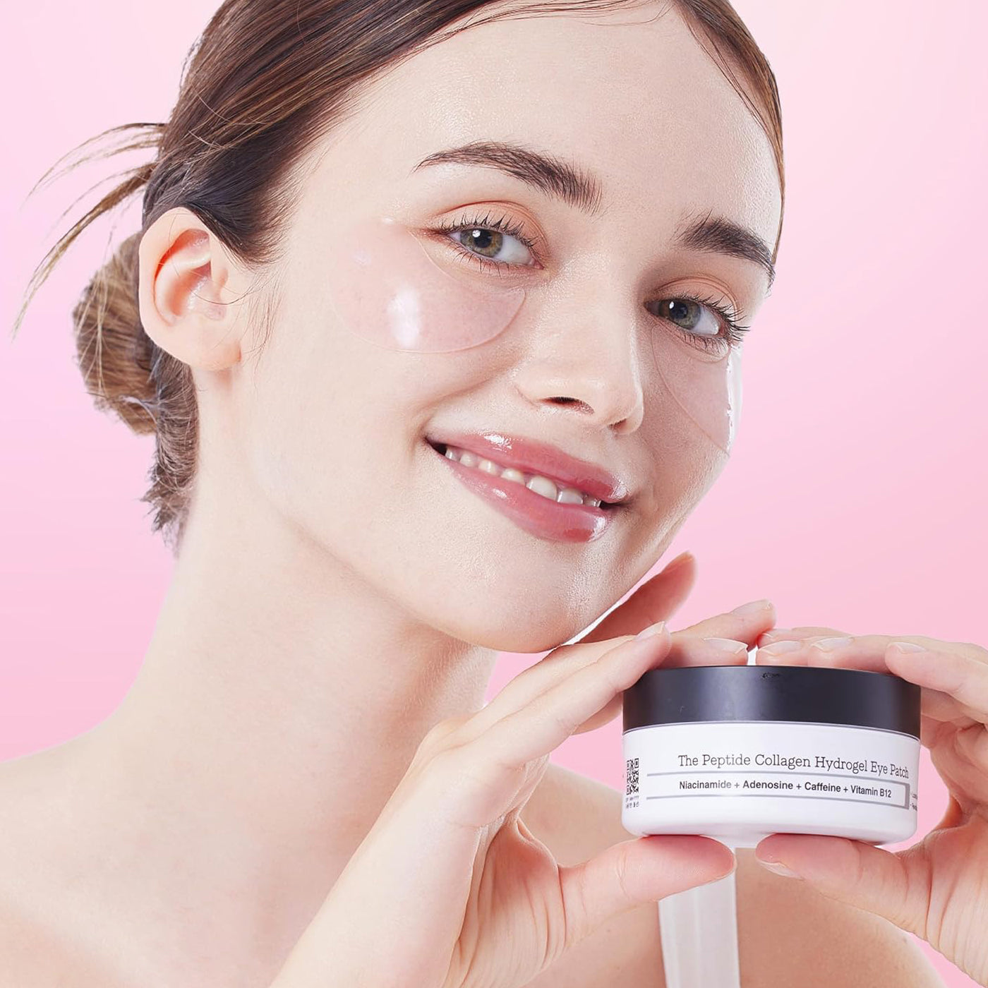 COSRX The Peptide Collagen Hydrogel Eye Patch - 60 Pairs (85g) for Dark Circles, Wrinkles & Puffiness - Korean Skincare for Brightening & Anti-Aging - Perfect for Night Routine & Travel