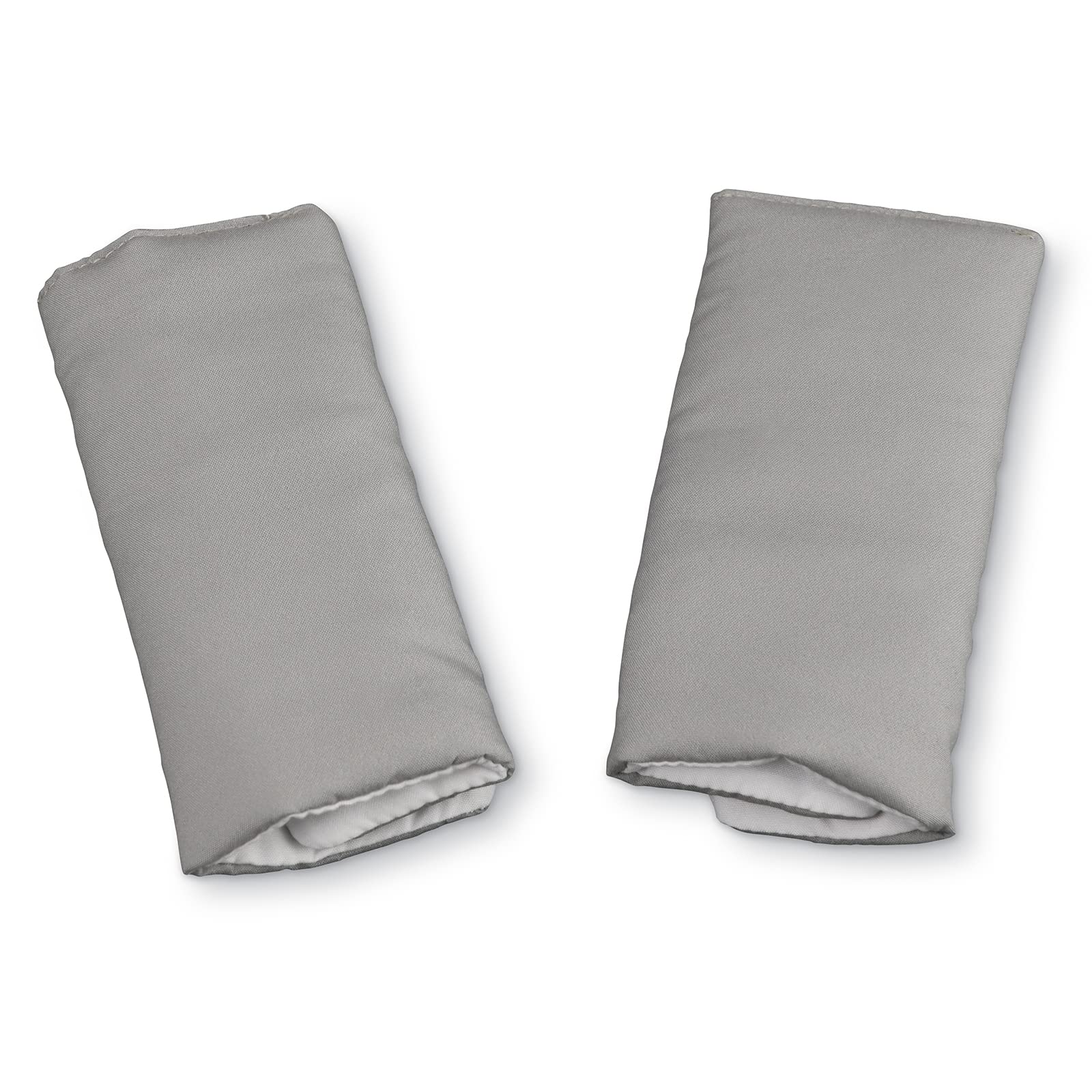 Soft Grey Baby Car Seat Strap Covers - Comfortable & Adjustable for Infants & Toddlers - Perfect for Travel, Stroller, and Shopping Cart Use