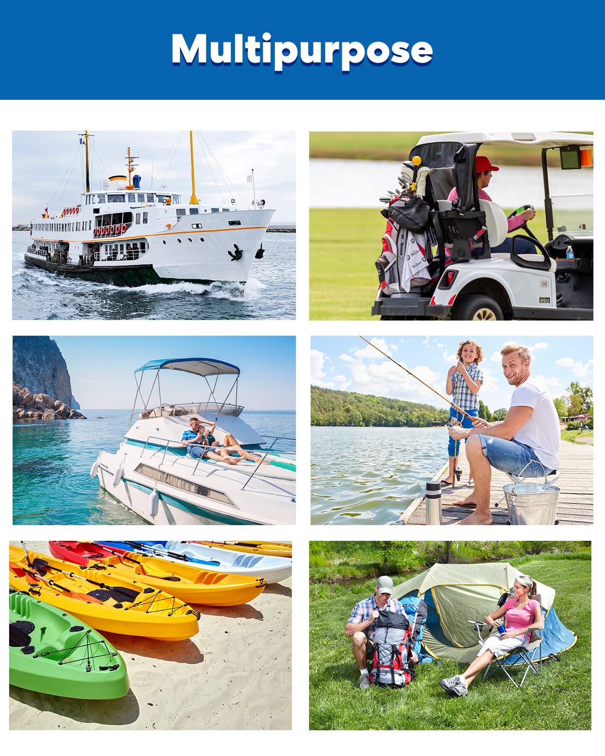 Portable Marine Trash Can with Bottom Zipper for Easy Cleaning | Collapsible Boat Garbage Bag | Reusable & Durable | Perfect for Fishing, Boating & RV Trips