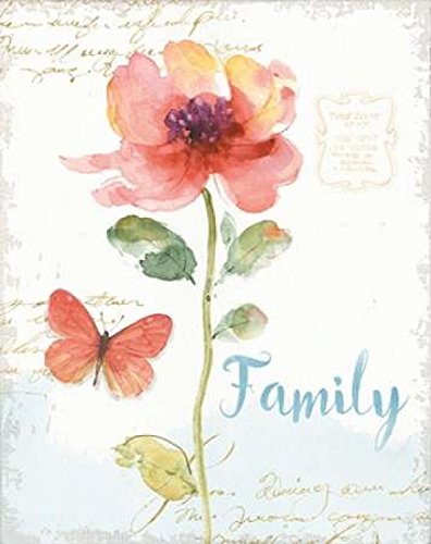 Rainbow Seeds Floral IX Family Poster Print by Audit Lisa - 11x14 Inches Wall Art Decor for Living Room, Bedroom & Nursery
