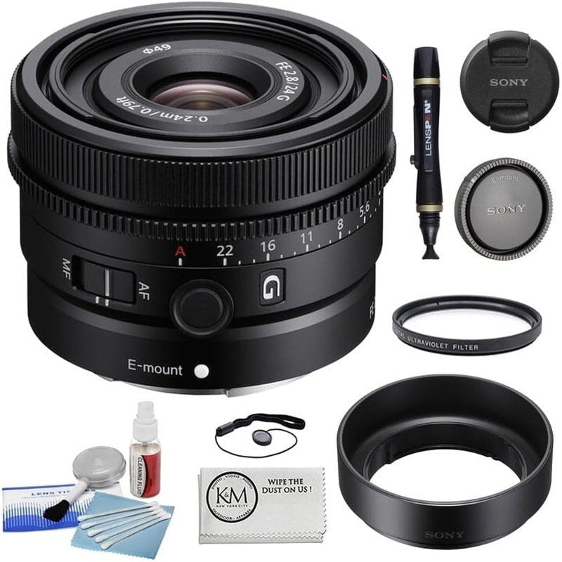 Sony FE 24mm F2.8 G Prime Lens - Compact Full Frame E-Mount Camera Lens for Travel, Street & Landscape Photography