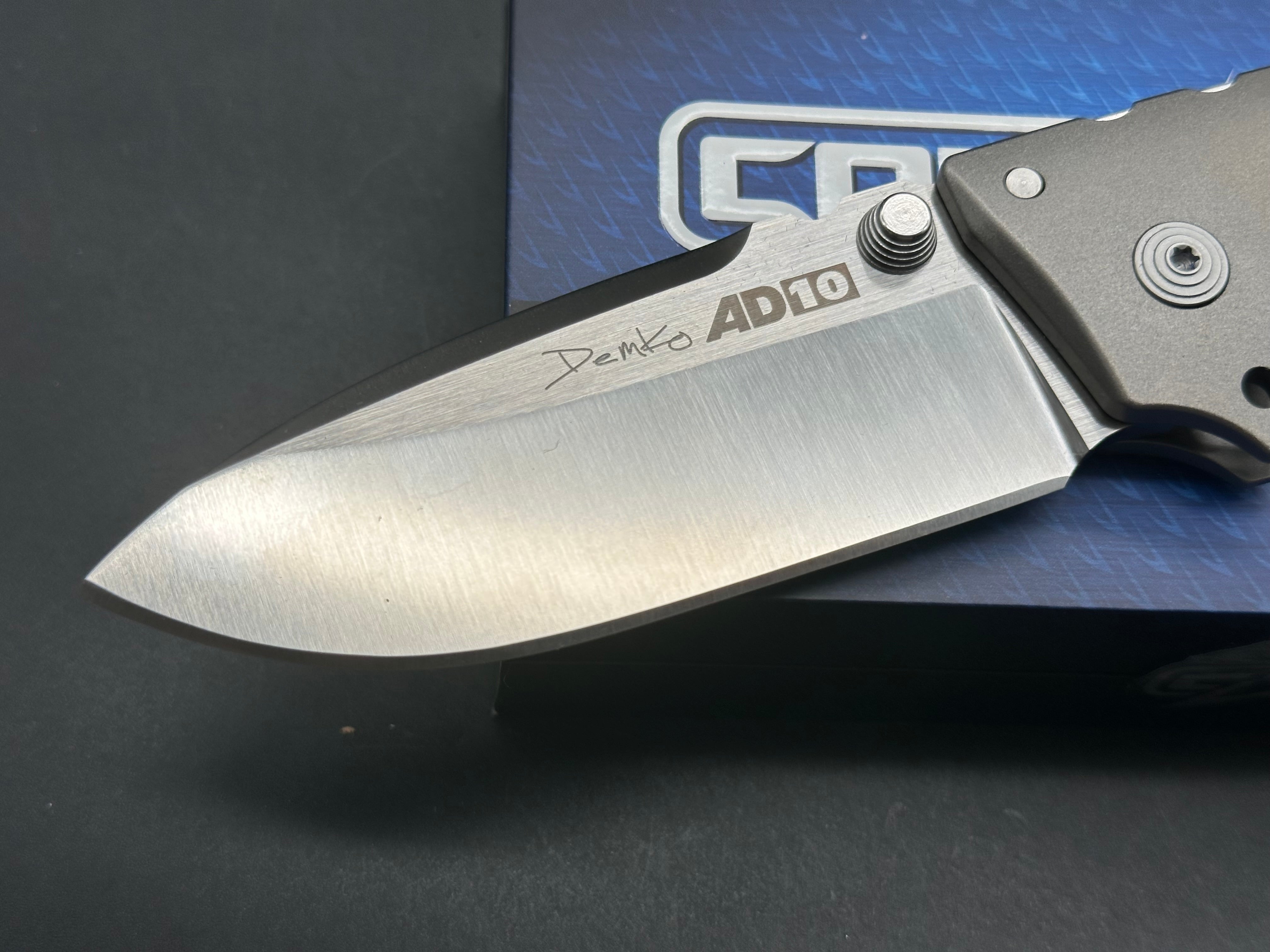 Cold Steel AD-10 Demko Titanium Limited Edition Folding Knife - Premium EDC, Outdoor Survival & Tactical Use