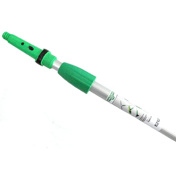 Unger OptiLoc Telescopic Aluminum Poles 1.2m to 6.0m (4ft to 20ft) - Extendable Cleaning Pole for Windows, Gutters & High Reach Areas - Professional Grade Lightweight Aluminum Construction for Home & Commercial Use