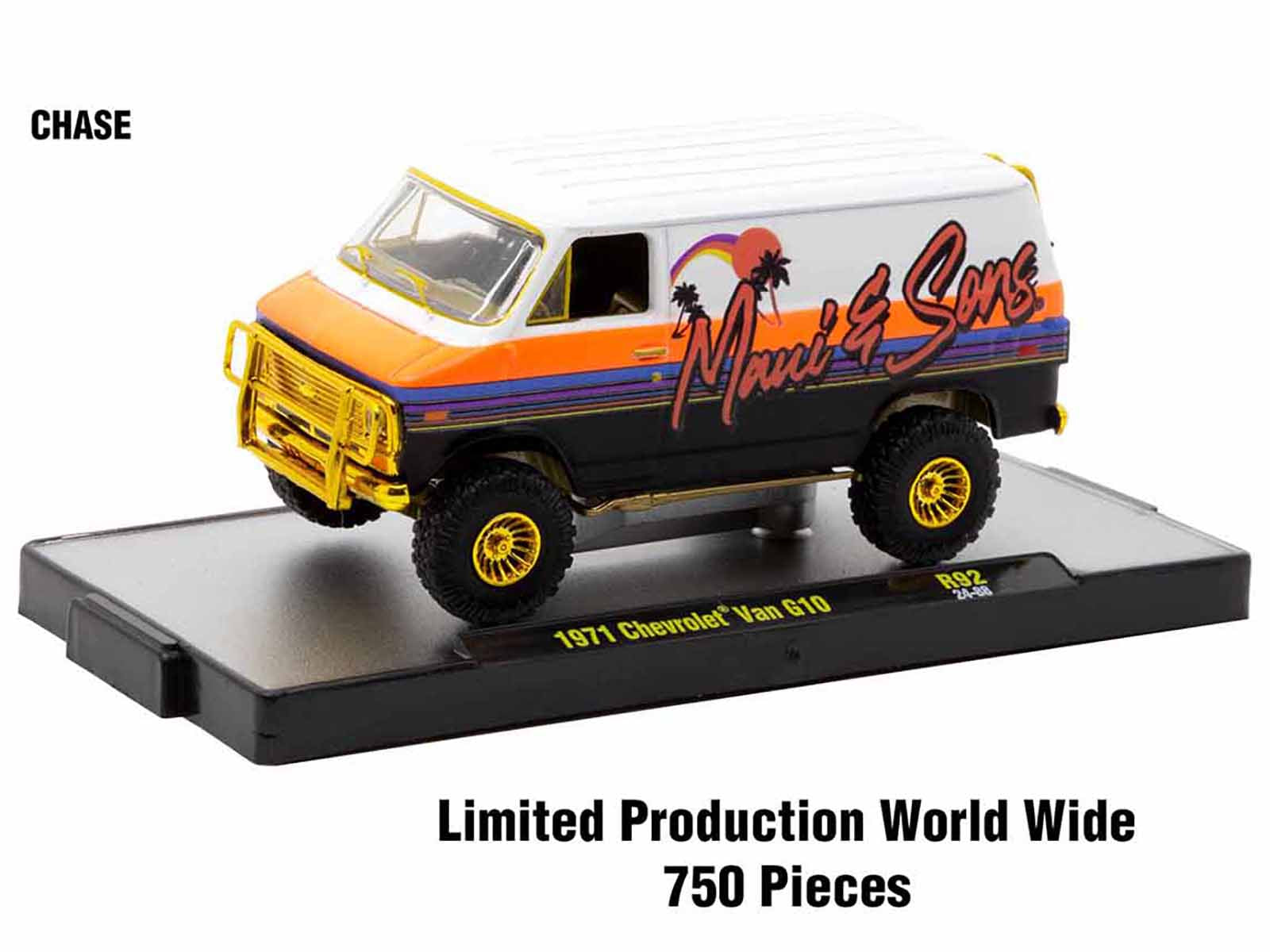 M2 Machines 1/64 Scale Diecast Model Cars - Auto Thentics 6-Piece Limited Edition Set (Release 92) in Display Cases - Perfect for Collectors, Gift Giving, and Home/Office Decor