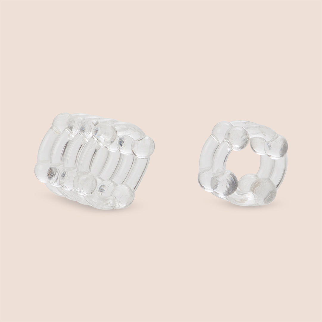 COLT® Silicone Penis Enhancer Rings for Men - Stretchy & Comfortable Cock Rings for Enhanced Pleasure & Performance - Perfect for Couples & Solo Play