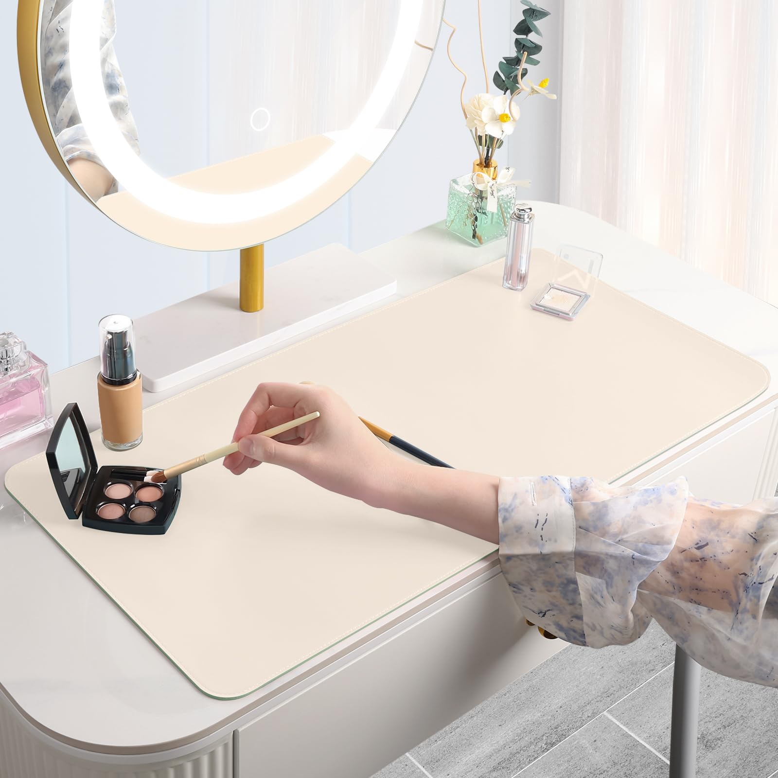 Waterproof & Oilproof Dual-Sided Vanity Makeup Mat - 31.5