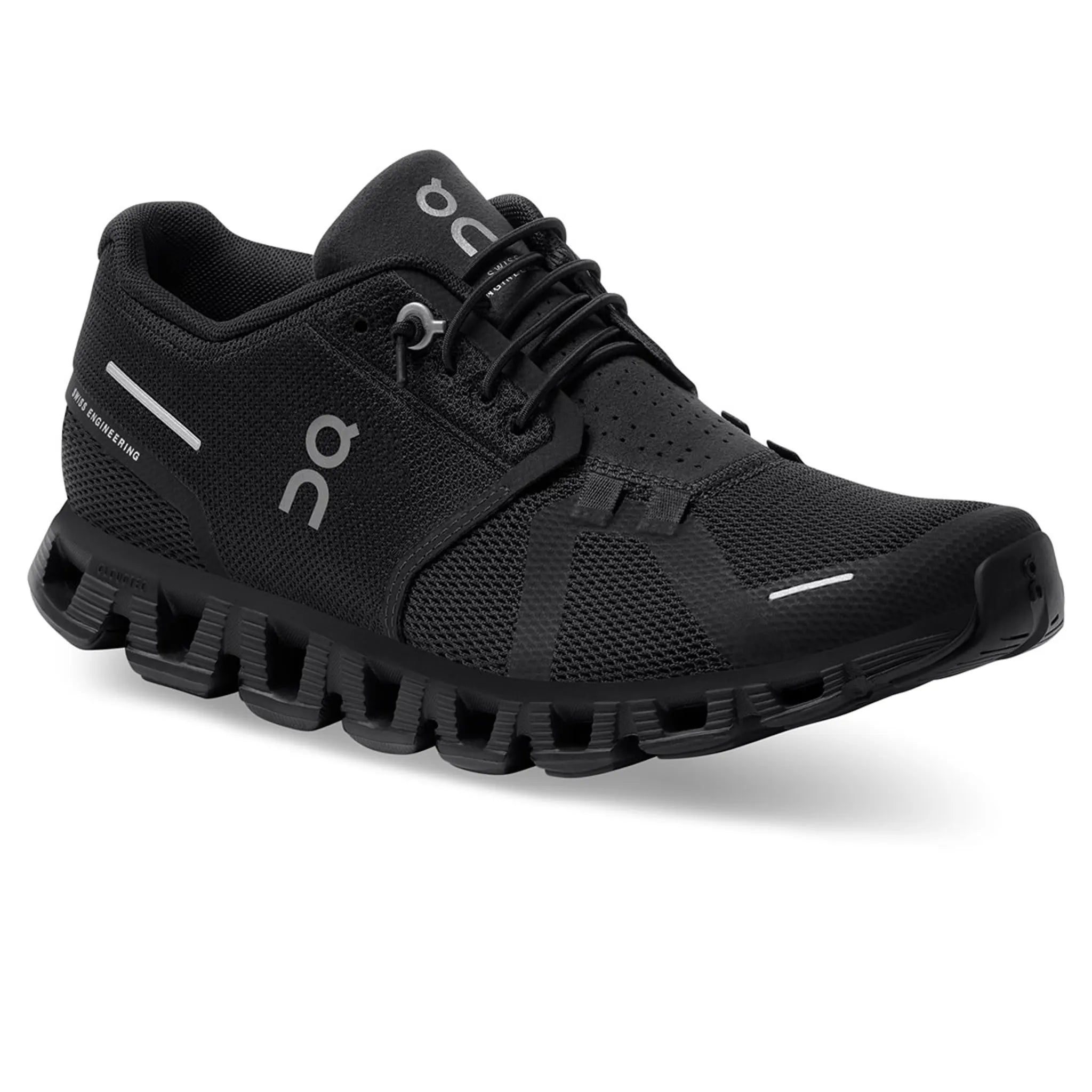 On Running Cloud 5 Women's All Black Running Shoes - Lightweight & Comfortable for Jogging, Gym Workouts and Daily Wear