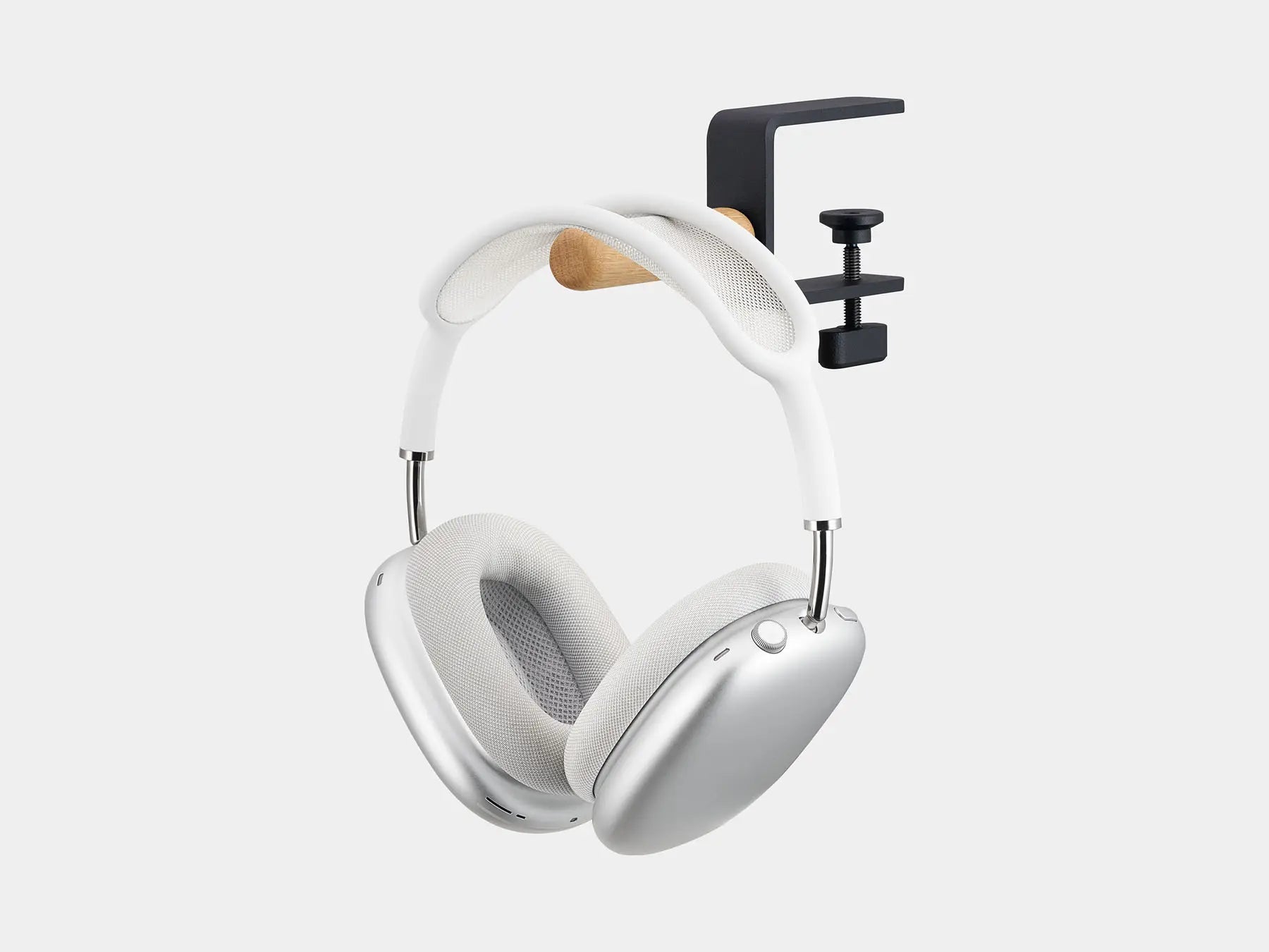 Premium Desk Mounted Headphone Hook - Space Saving Headset Holder for Gaming, Office & Home Use - Durable Metal Headphone Stand for Ergonomic Workspace Organization
