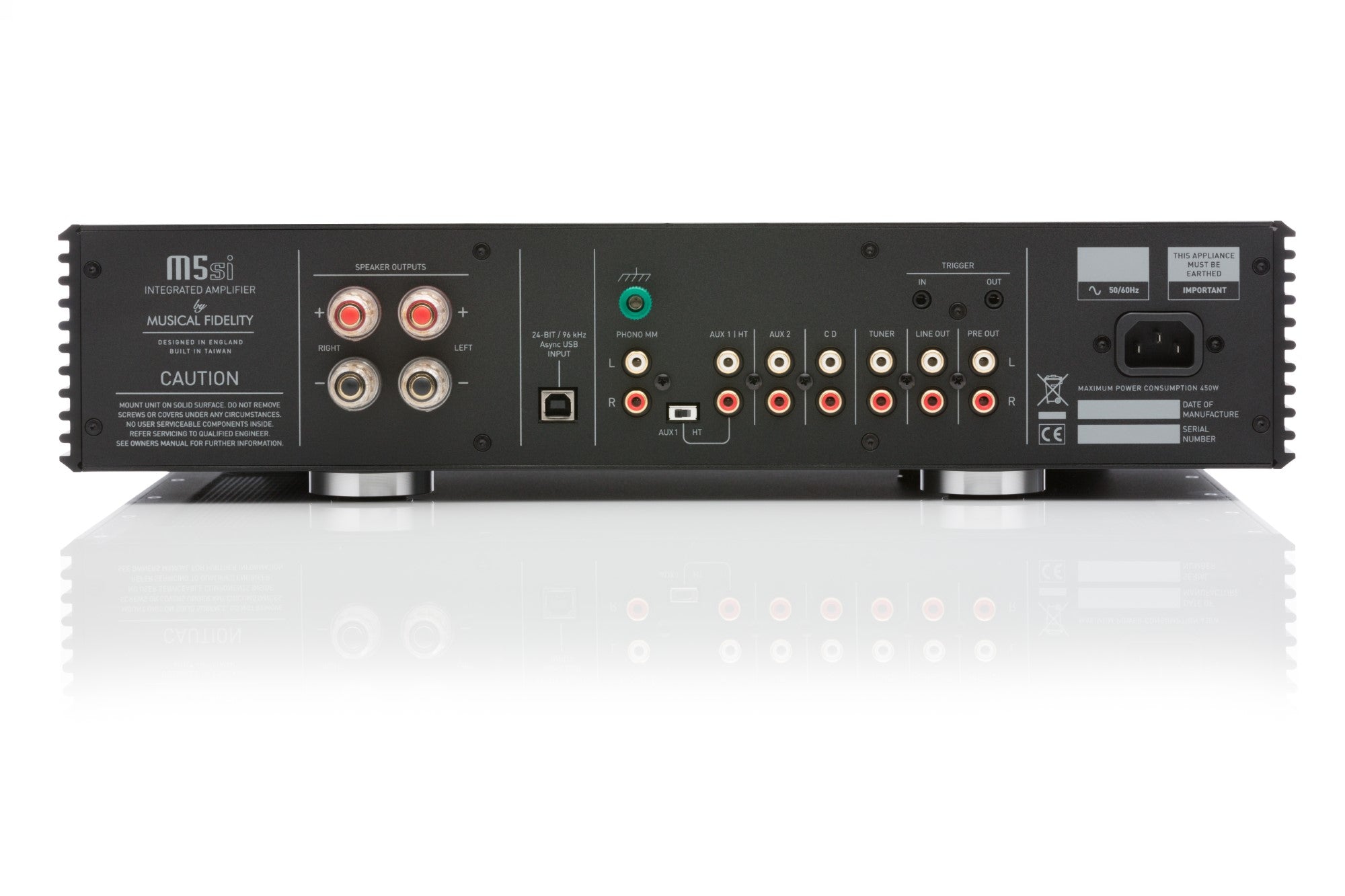 Musical Fidelity M5si Integrated Stereo Amplifier - Hi-Fi Audio System for Home Theater & Music Listening