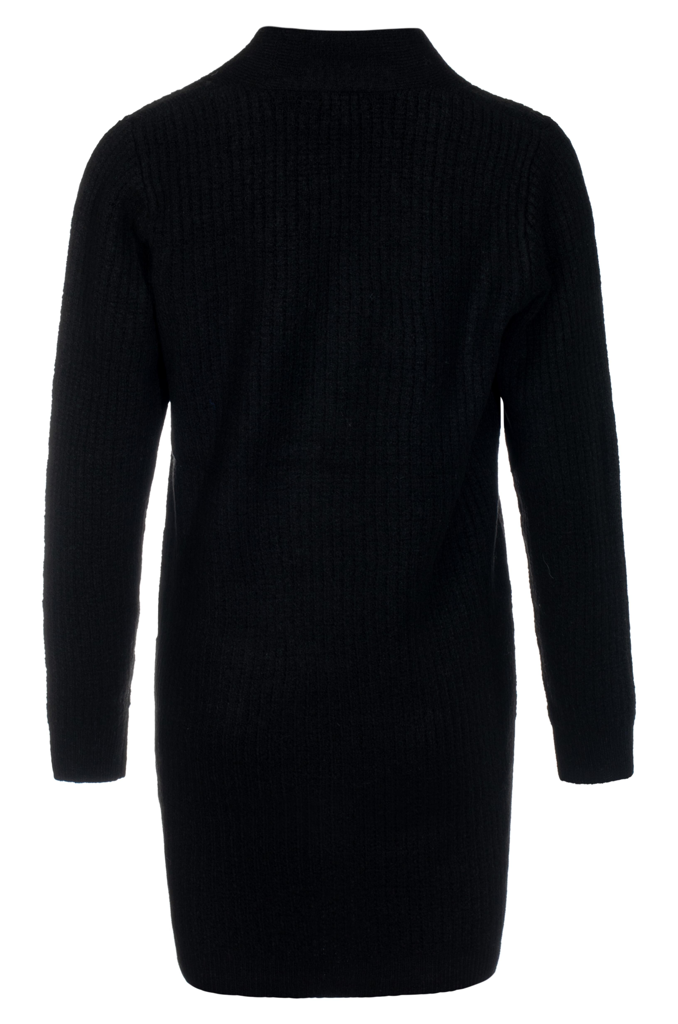 Long Line Knit Jacket for Women - Black Cozy Cardigan | 6968ZZ | Perfect for Fall Layering & Casual Outfits