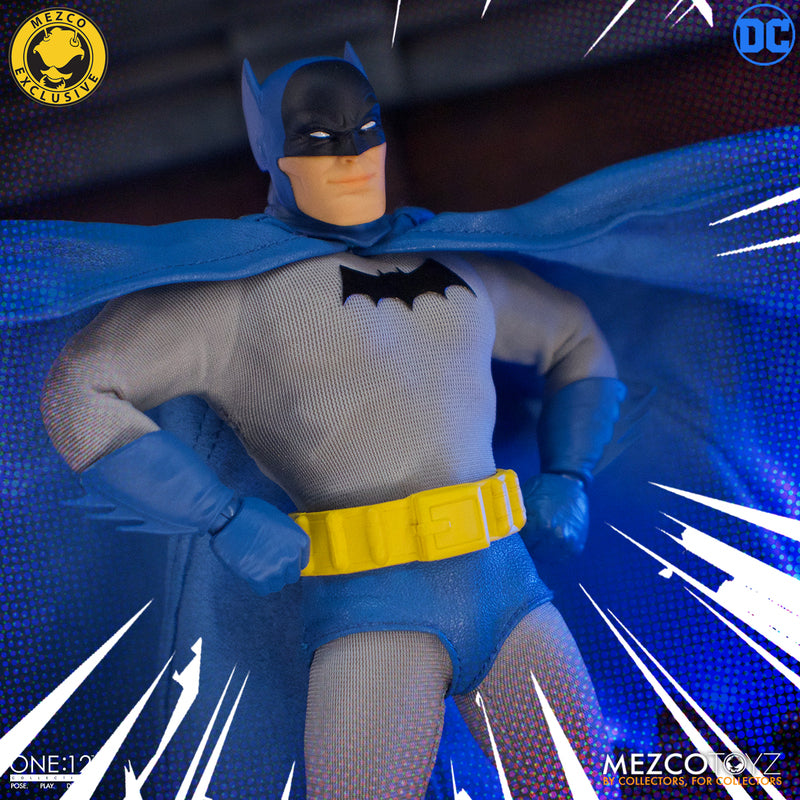 Mezco One:12 Golden Age Batman vs Two-Face Action Figure Set - Collectible DC Comics Superhero & Villain Diorama for Display & Photography