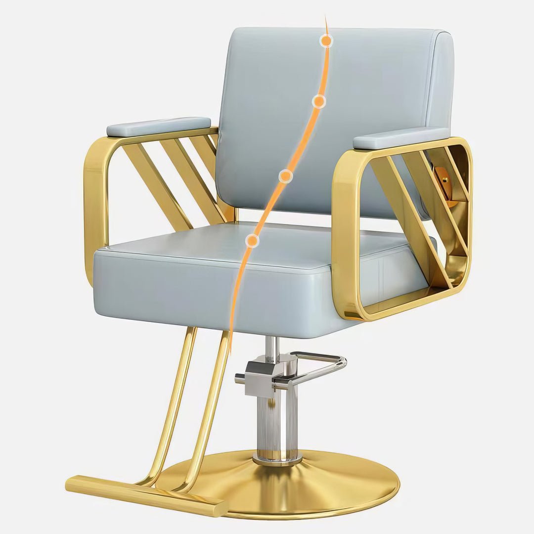 Modern All-Purpose Hydraulic Styling Chair - Adjustable Salon & Office Chair with Swivel Base - Perfect for Hair Salons, Home Offices, and Makeup Studios