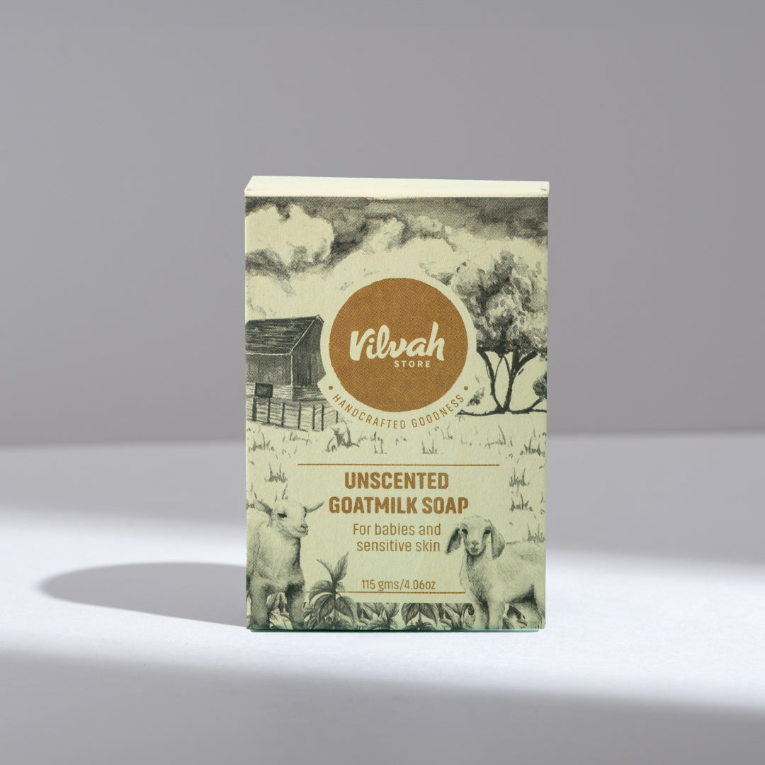 Unscented Goat Milk Soap for Babies - Gentle & Natural Baby Skin Care - Perfect for Sensitive Skin, Newborn Bath Time & Daily Cleansing