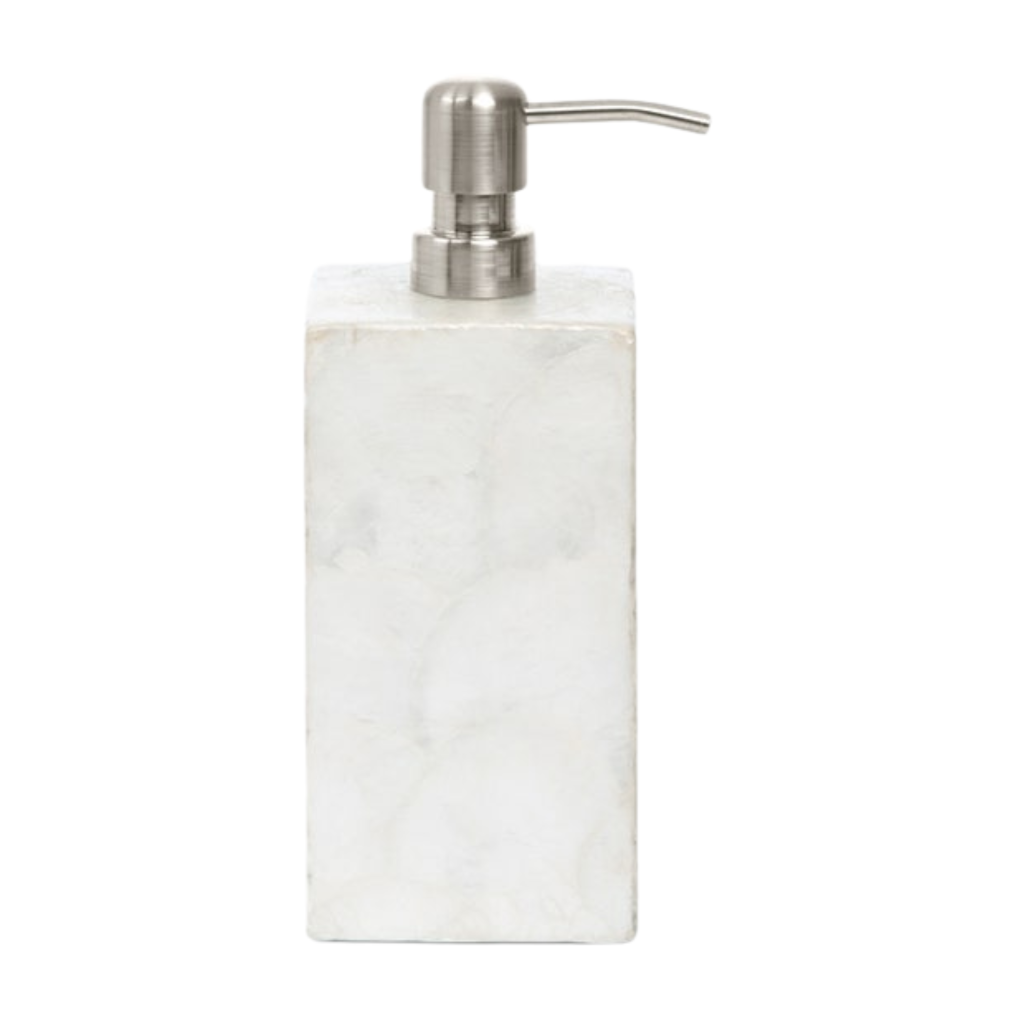 Andria Pearlized Capiz Bathroom Accessories Set - Modern Vanity Organizer for Soap Holder, Toothbrush Cup & Tumbler - Perfect for Spa, Guest Bath & Luxury Home Decor