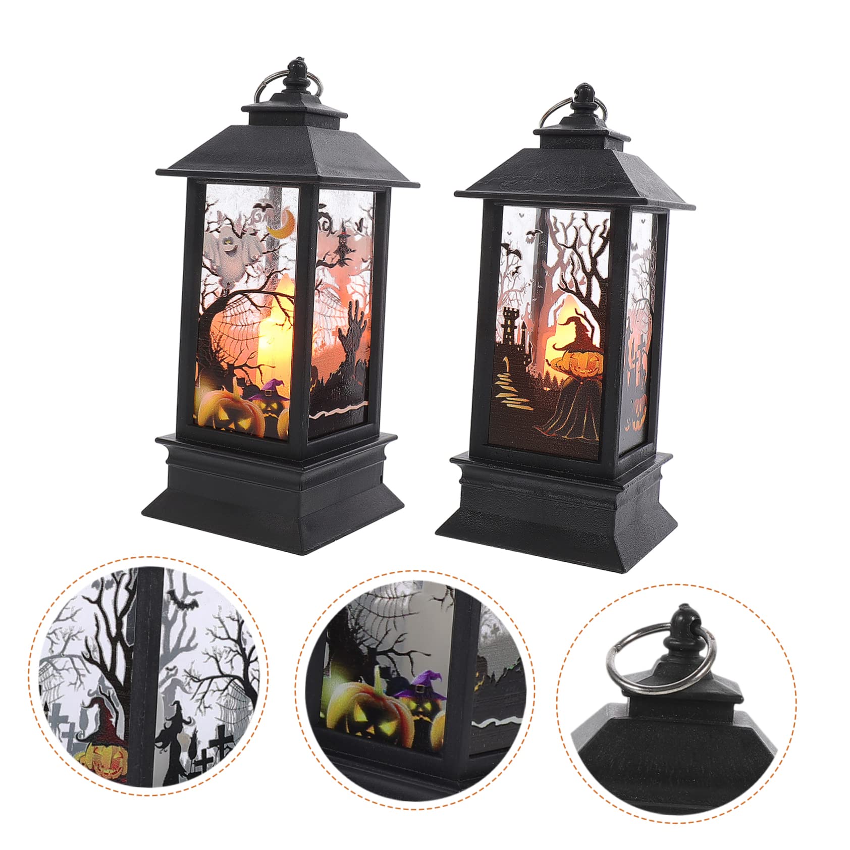 OSALADI Halloween Tea Light Candle Holder - Spooky Festival Decor for Halloween Party, Home, and Outdoor Decorations