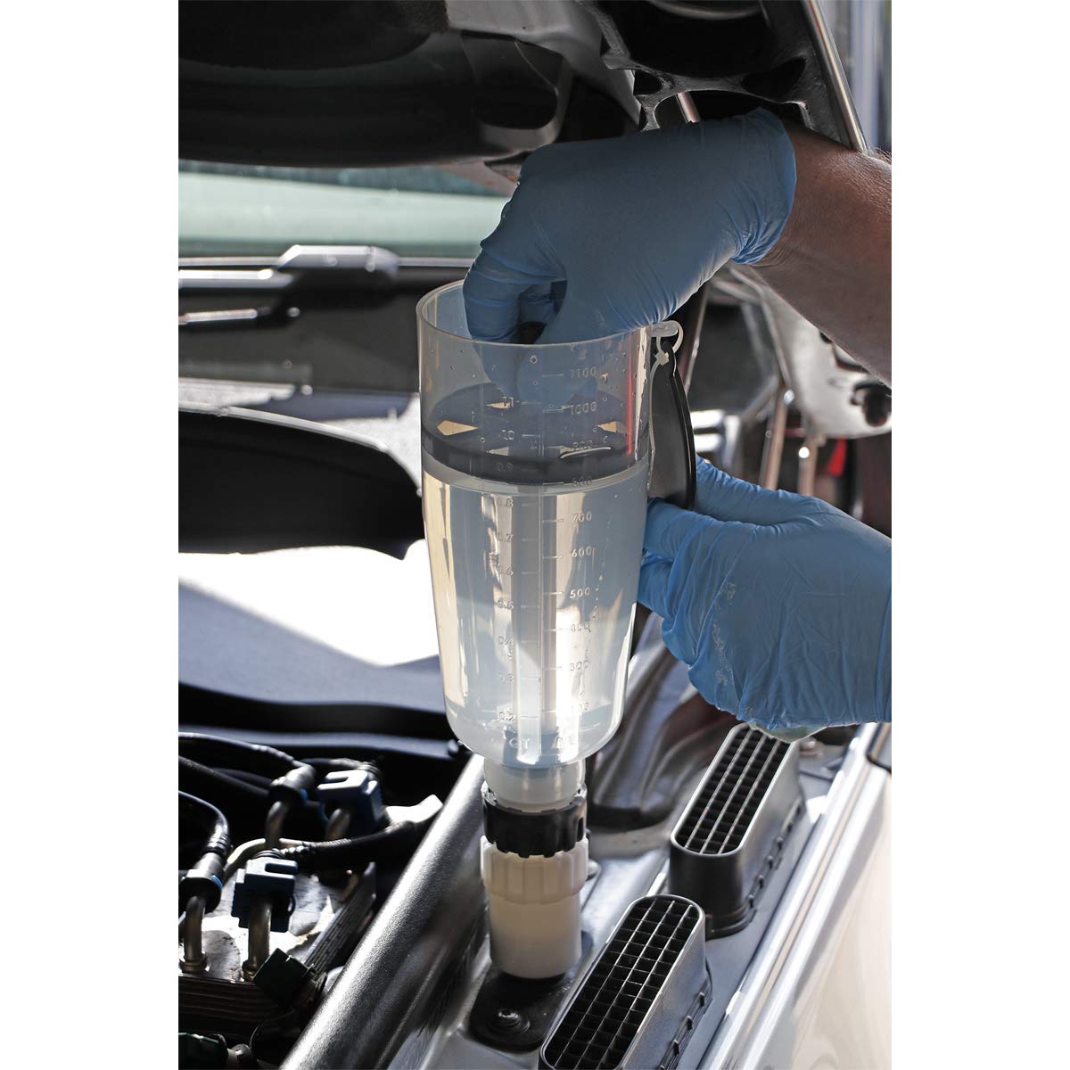 Sealey ADB07S AdBlue Filling Funnel - Straight Spout for Easy Diesel Exhaust Fluid (DEF) Refilling - Perfect for Trucks, Cars & Heavy Equipment Maintenance