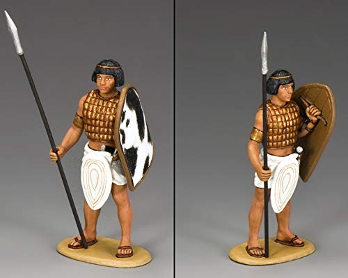King & Country Pharaoh's Bodyguard Toy Soldiers 1:30 Scale - Ancient Egypt Collectible for Display