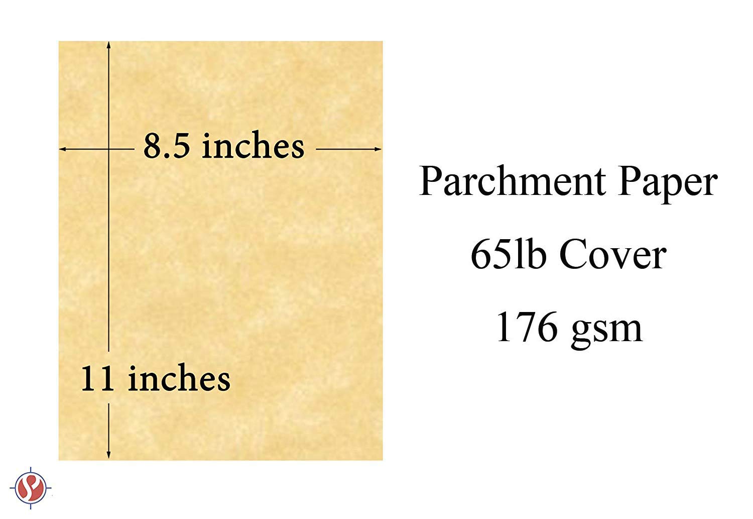 Premium Recycled Champagne Cardstock Paper - 65lb Cover (176gsm) 8.5