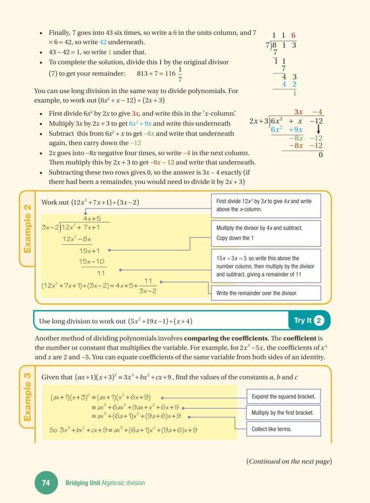 Edexcel A Level Maths Year 1 & 2 Combined Student Textbook - Comprehensive Bridging Edition for Advanced Mathematics | Perfect for High School & College Students, Self-Study & Exam Preparation