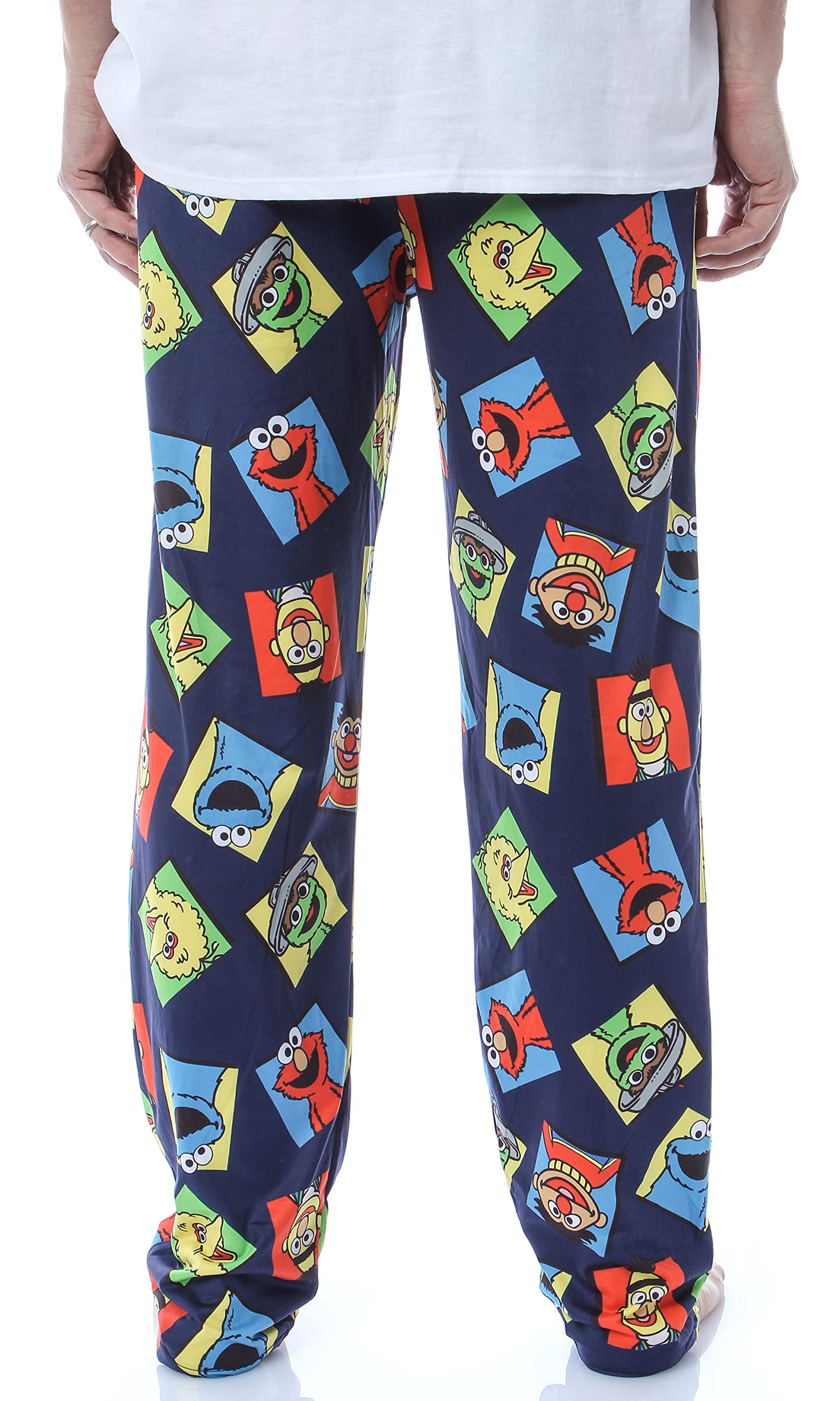 **Sesame Street Men's Pajama Pants - Cookie Monster, Elmo, Big Bird, Oscar The Grouch, Bert & Ernie - Soft Lounge & Sleepwear for Fans, Gifts, and Comfort at Home**